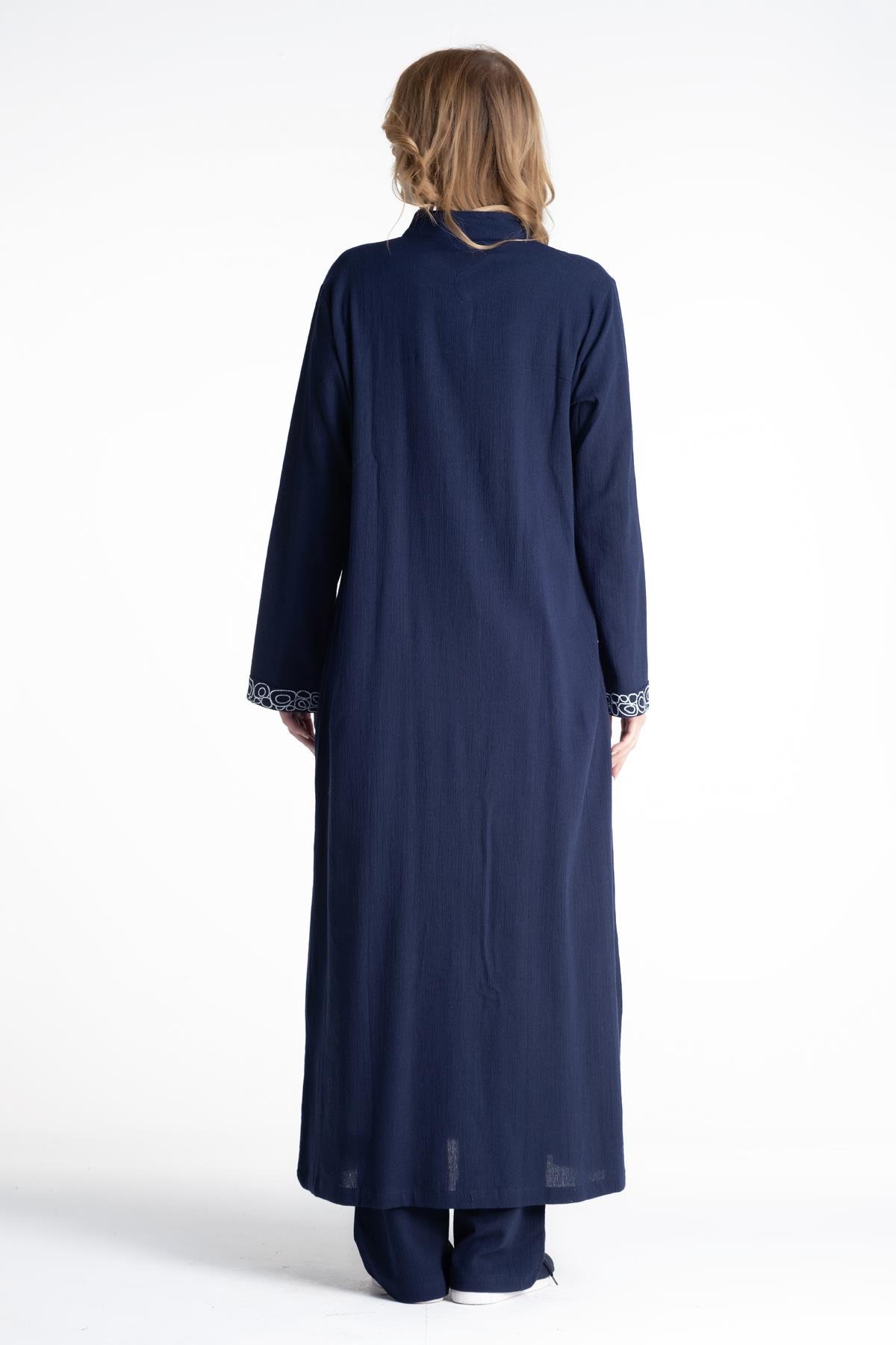 Toptan Halkalı Takım Ferace Lacivert