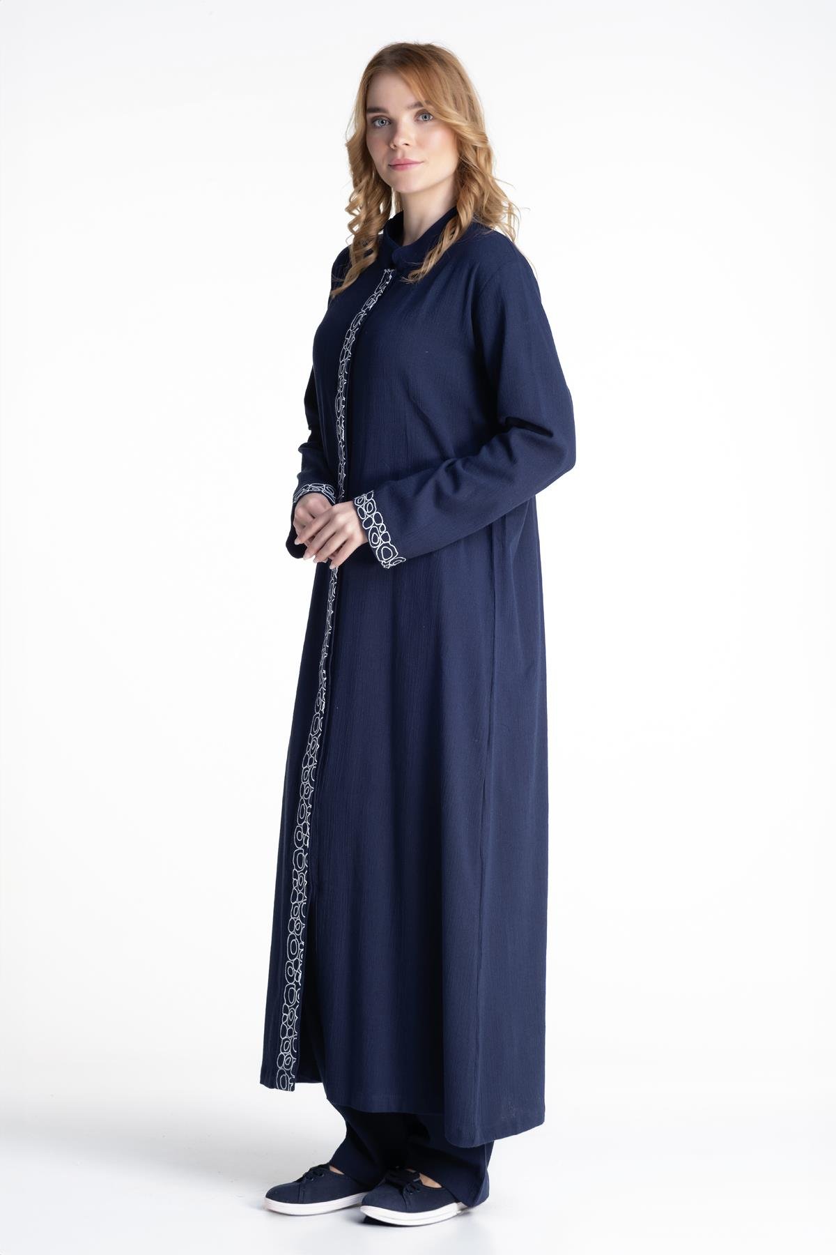 Toptan Halkalı Takım Ferace Lacivert