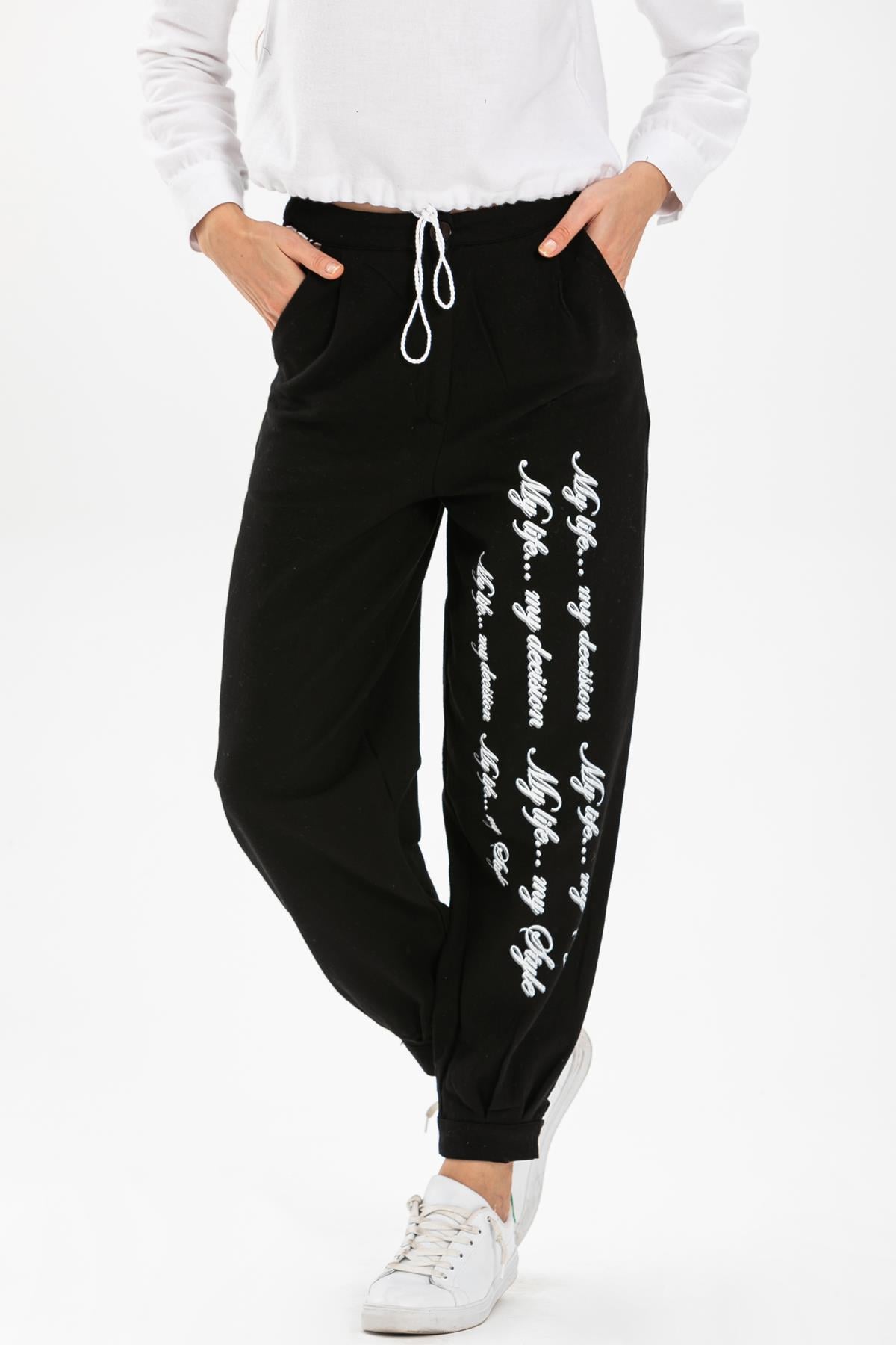 Toptan İlkay Pazen Pantolon Siyah