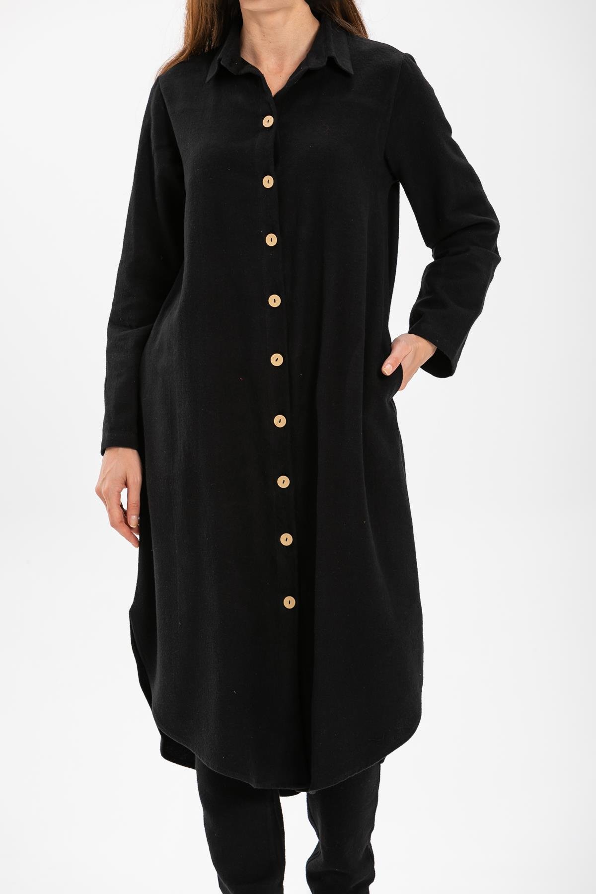 Toptan Merve Pazen Tunik Siyah