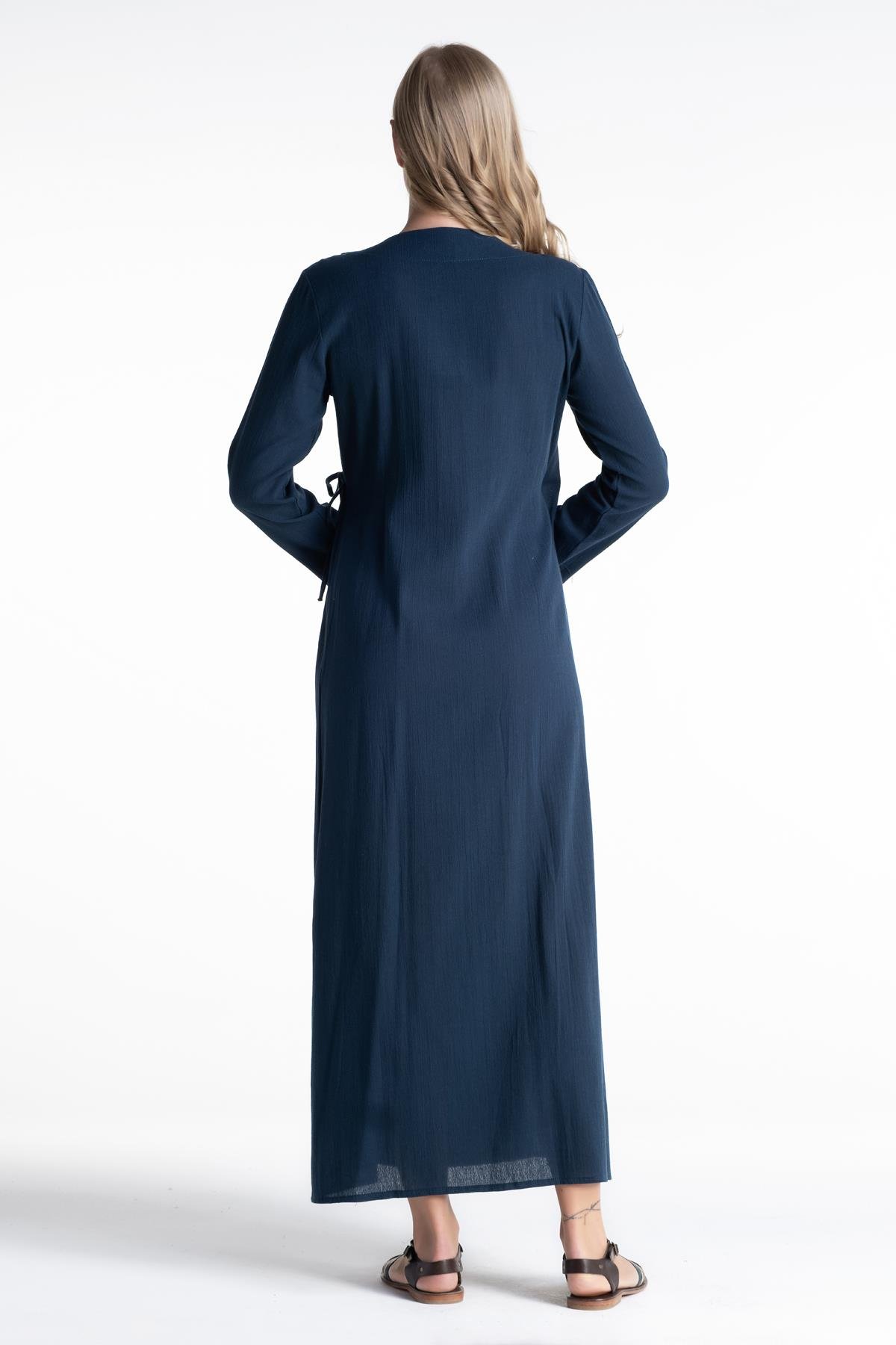 Toptan Nakışlı Ferace Petrol