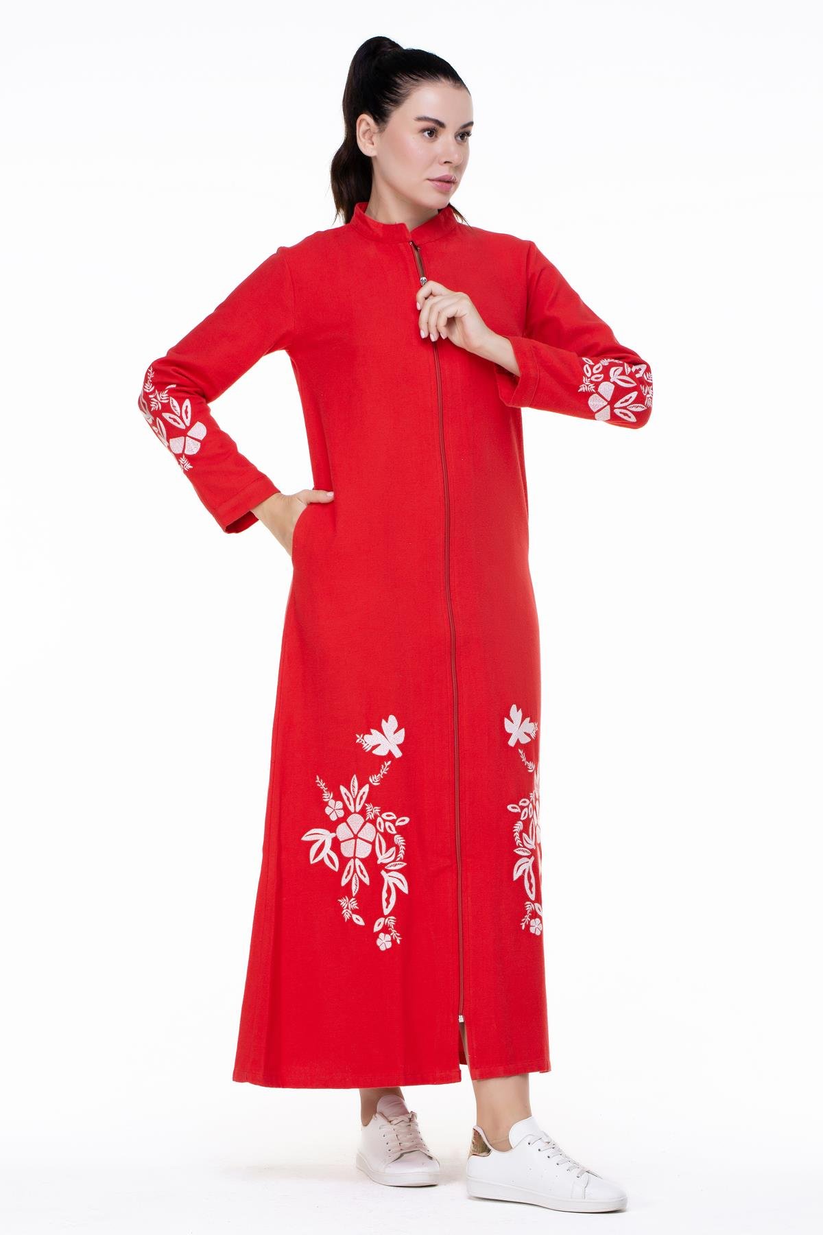 Toptan Nisa Pazen Ferace Kırmızı