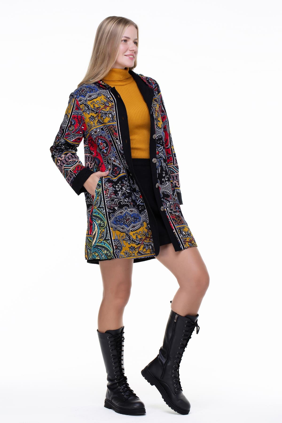 Toptan Tamay Pazen Ceket Siyah