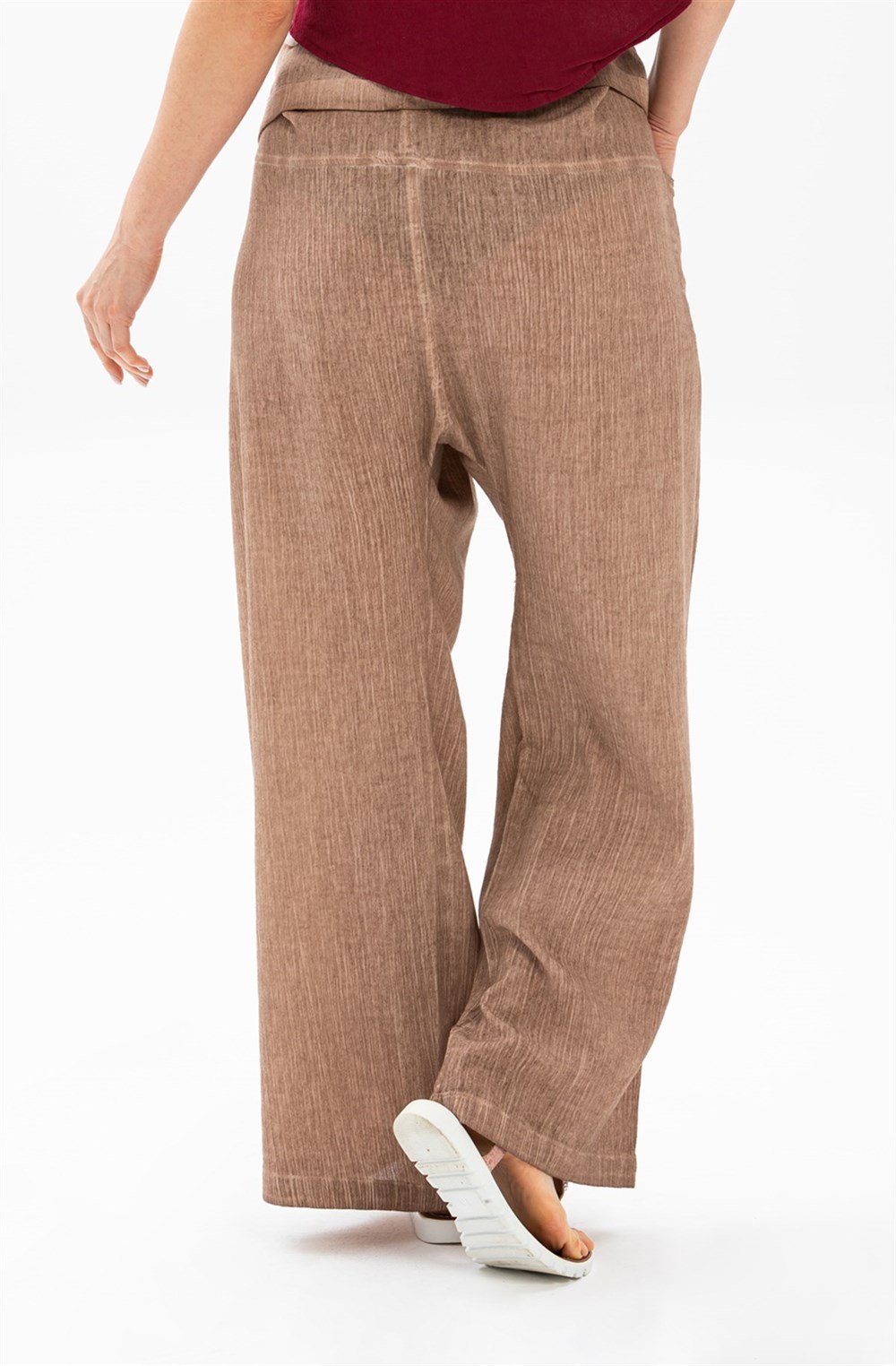 Unisex Şile Bezi Balıkçı Pantolon Toprak Tprk