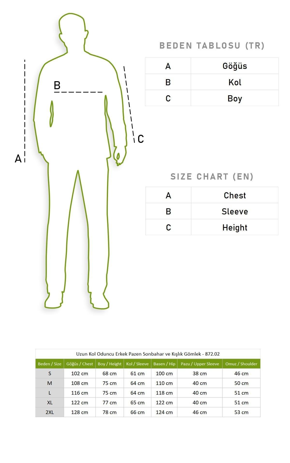 Uzun Kol Oduncu Erkek Pazen Sonbahar ve Kışlık Gömlek Siyah Bordo Ekose 4046