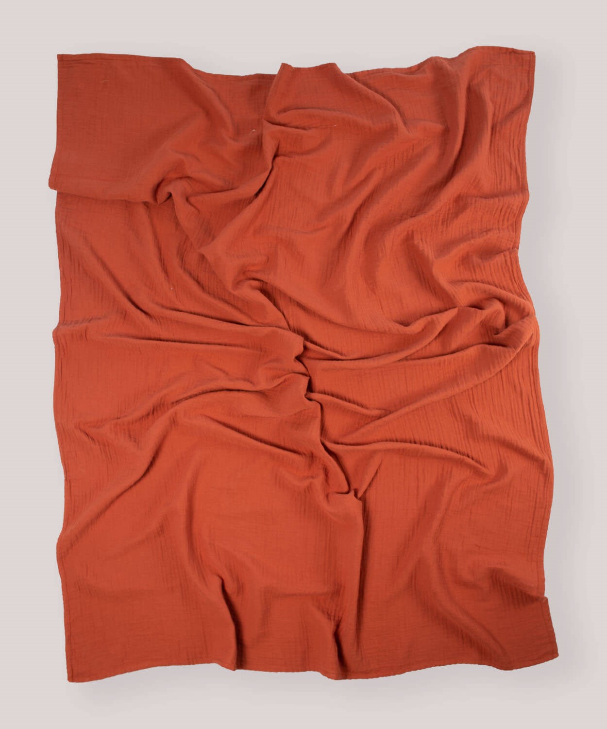 100174-1400CigitMüslin Bebek Çarşafı (Yıkanmıştır) 120X150cm +/ - 2 cm Rust