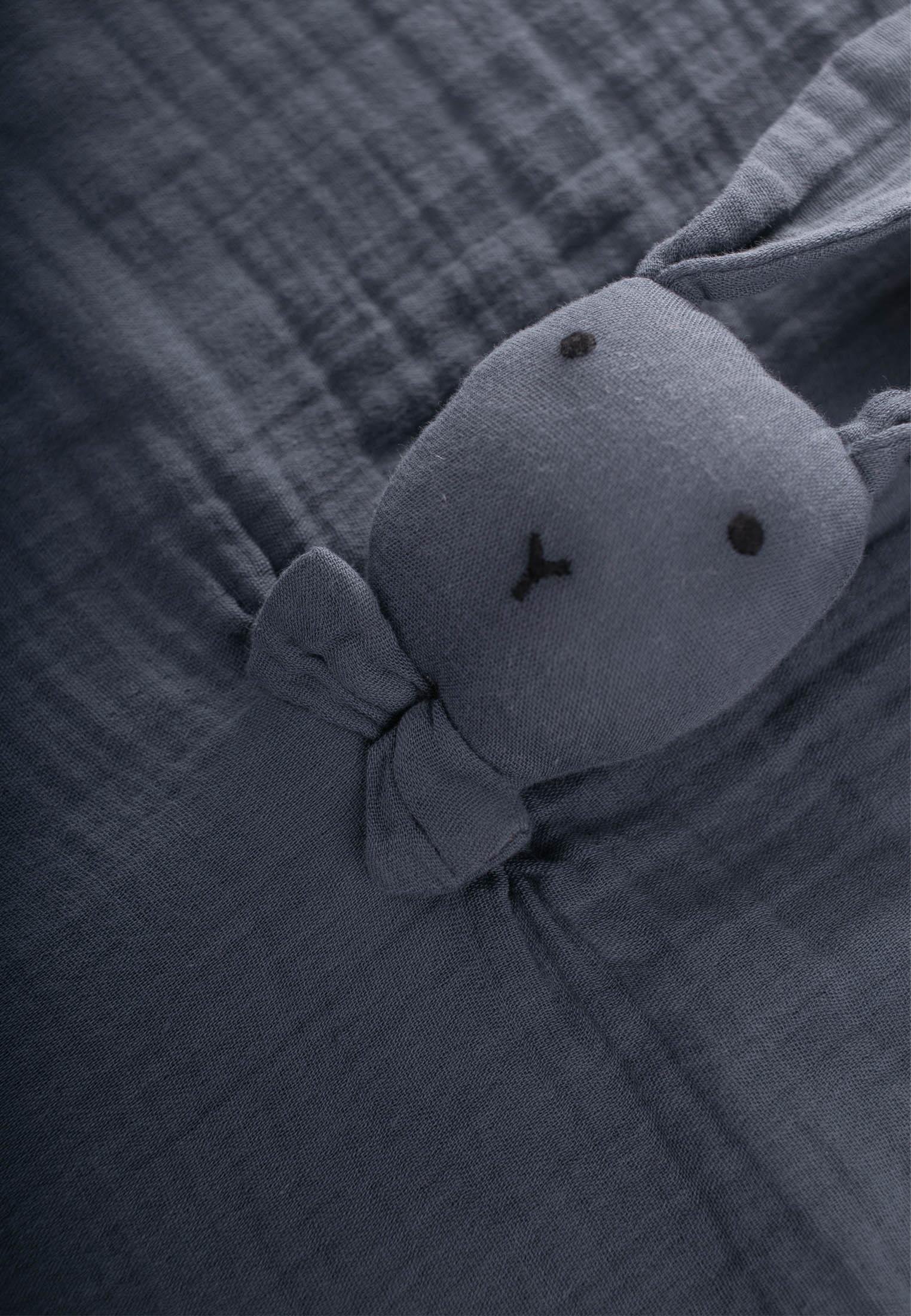 CigitTavşan Müslin Uyku Arkadaşı (Yıkanmıştır) 40X40 cm ANTRASİT