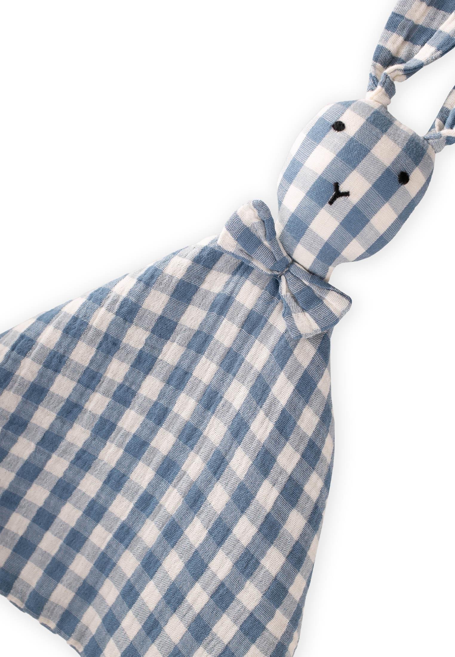 CigitTavşan Müslin Uyku Arkadaşı (Yıkanmıştır) 40X40 cm İNDİGO EKOSE