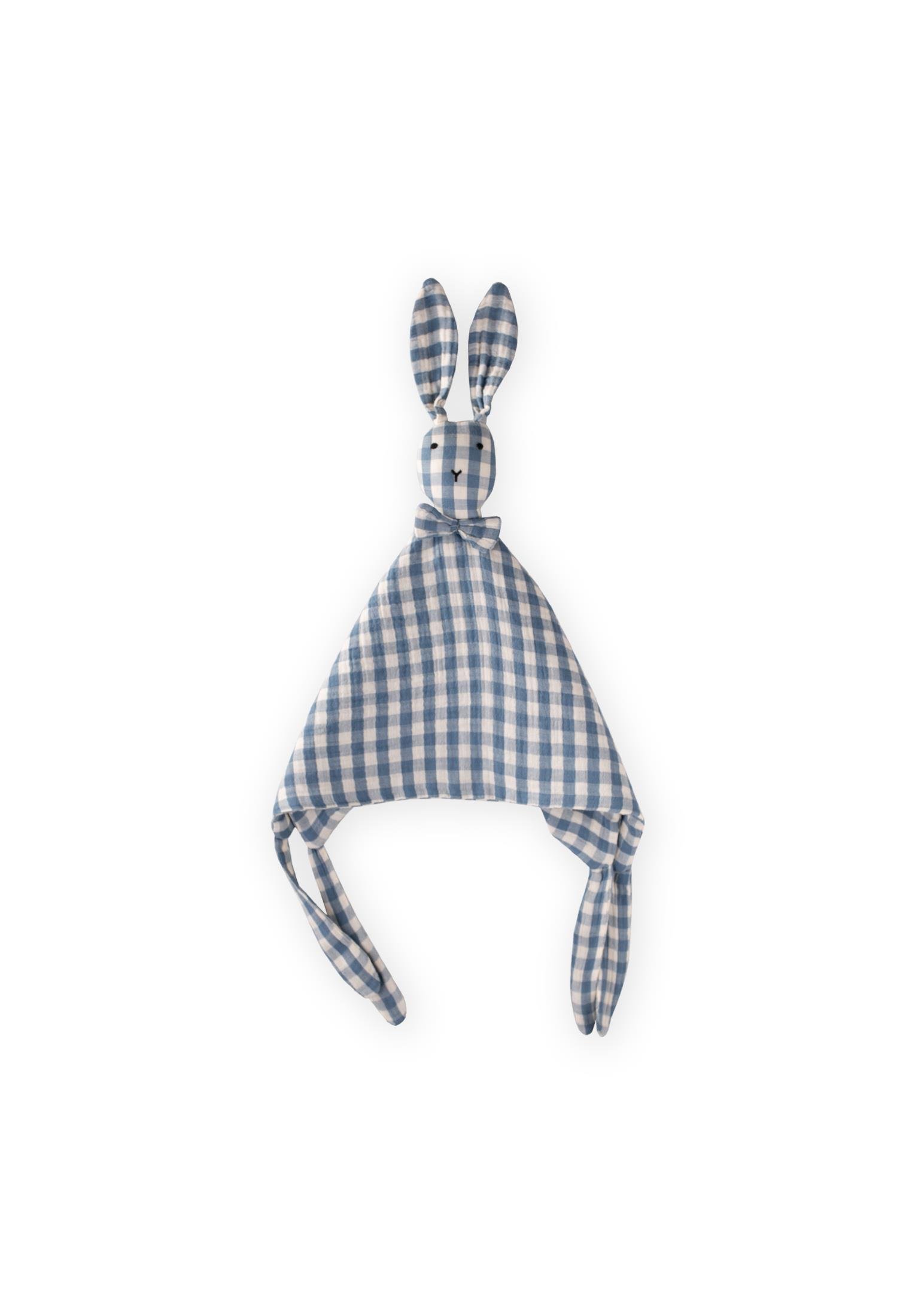 CigitTavşan Müslin Uyku Arkadaşı (Yıkanmıştır) 40X40 cm İNDİGO EKOSE