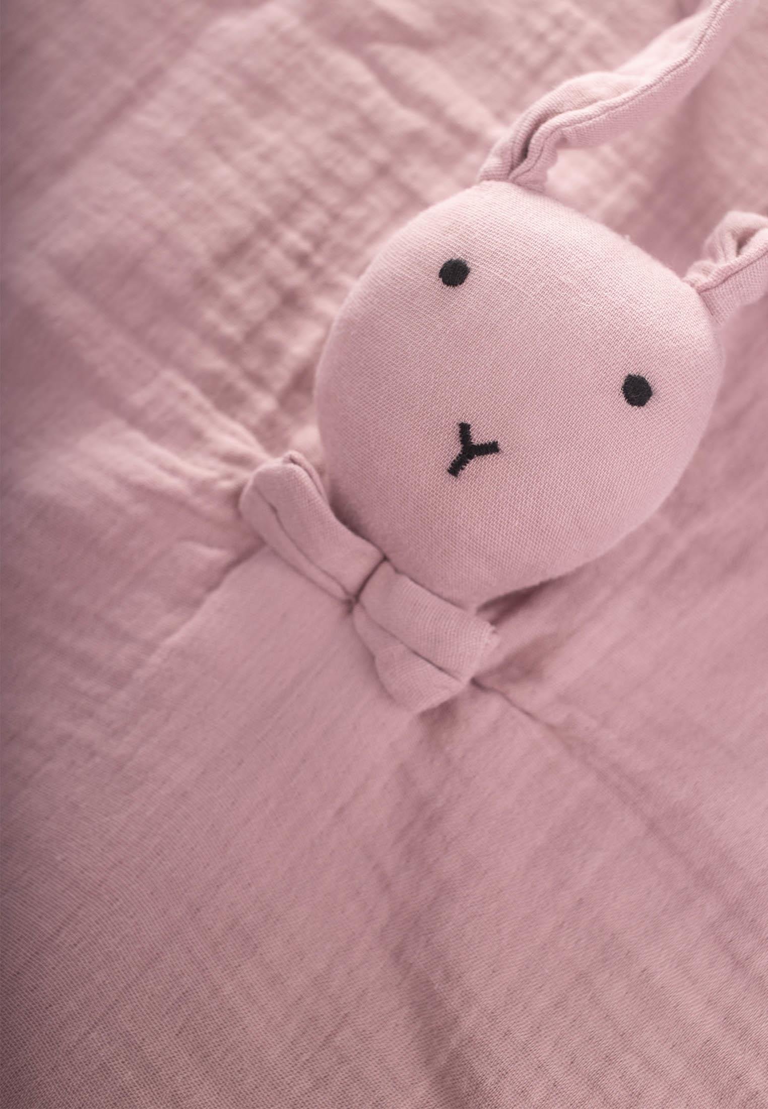 CigitTavşan Müslin Uyku Arkadaşı (Yıkanmıştır) 40X40 cm LEYLAK