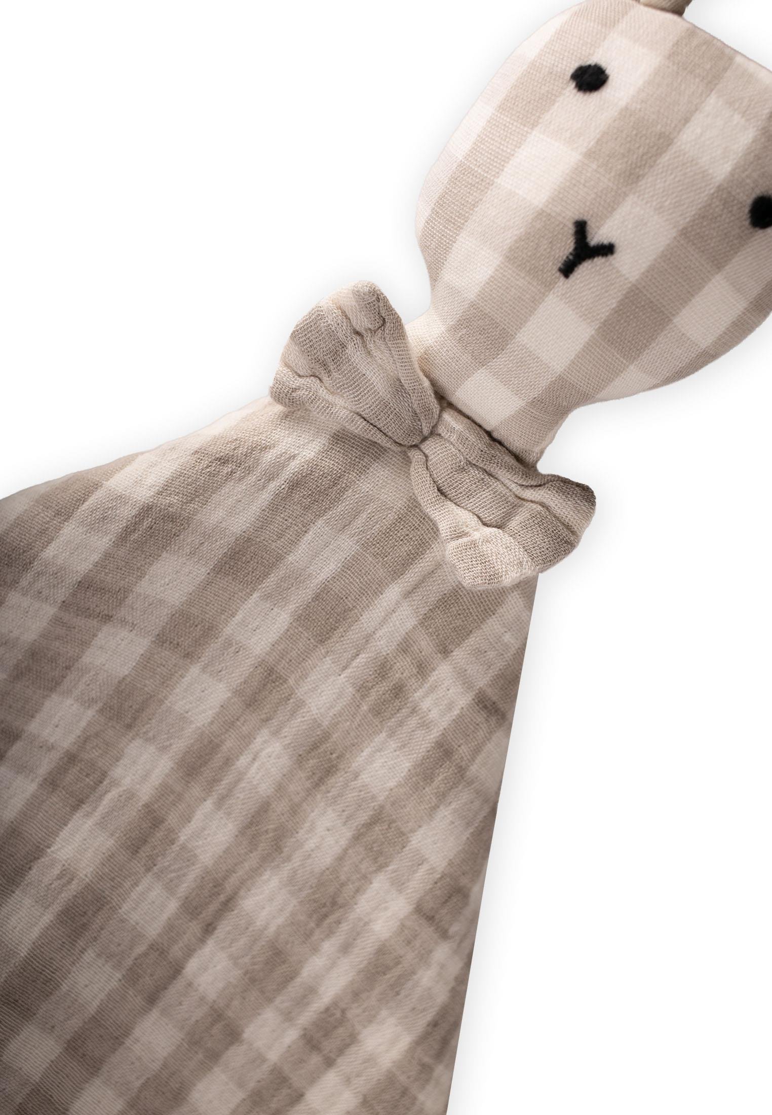 CigitTavşan Müslin Uyku Arkadaşı (Yıkanmıştır) 40X40 cm VİZON EKOSE