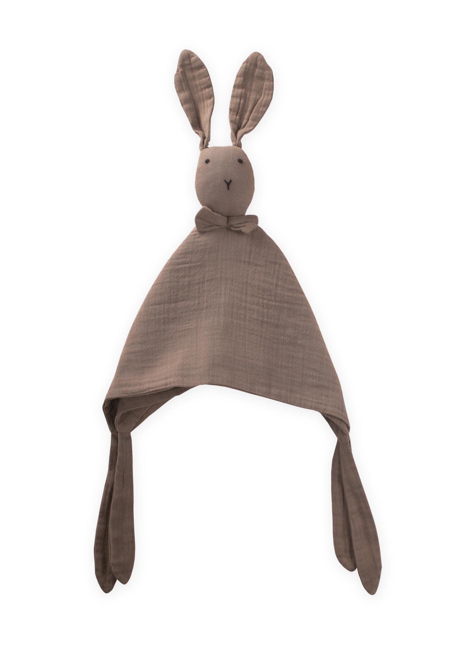 CigitTavşan Müslin Uyku Arkadaşı (Yıkanmıştır) 40X40 cm TOPRAK