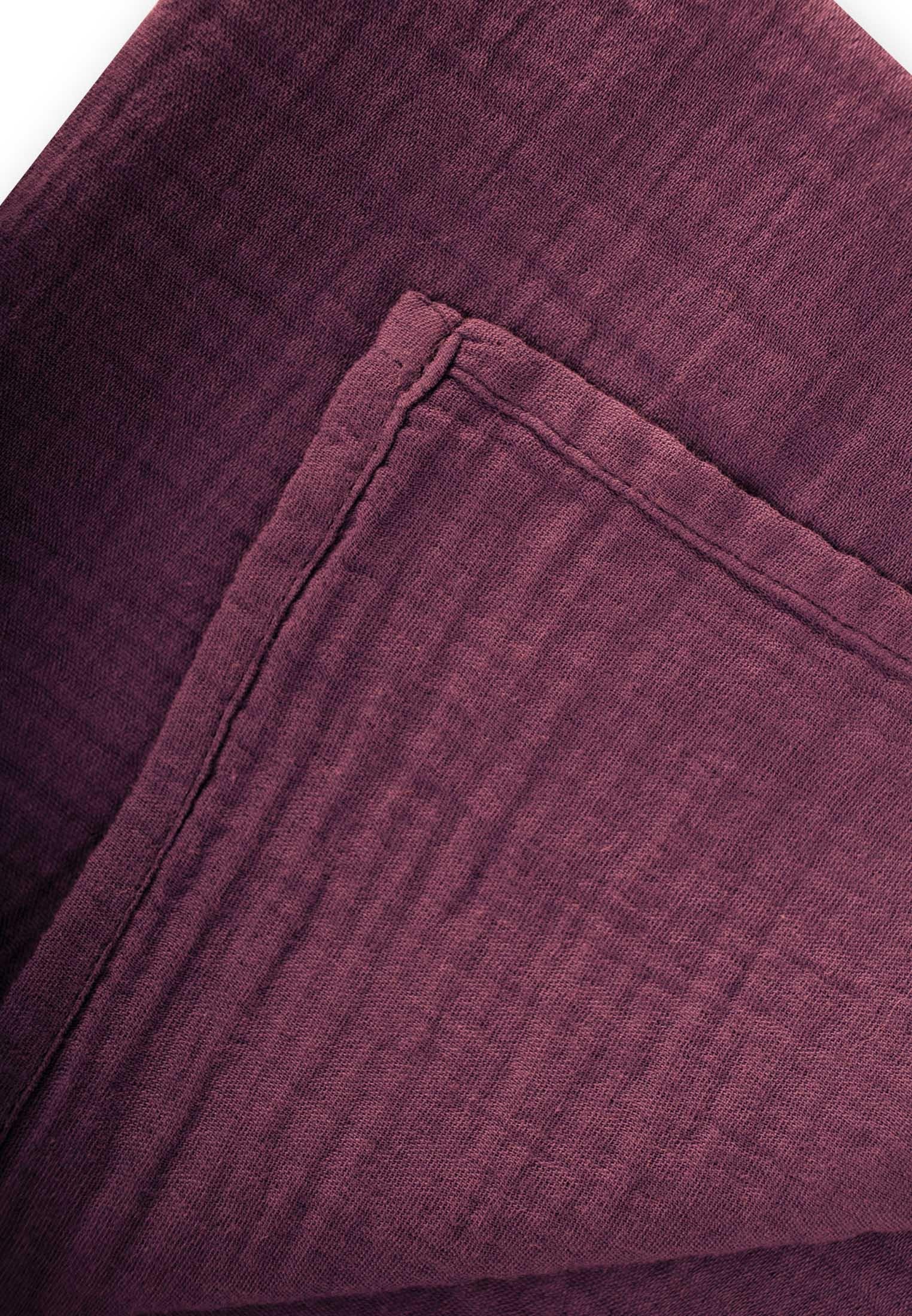 CigitDüz Müslin Battaniye 90x100 cm BORDO