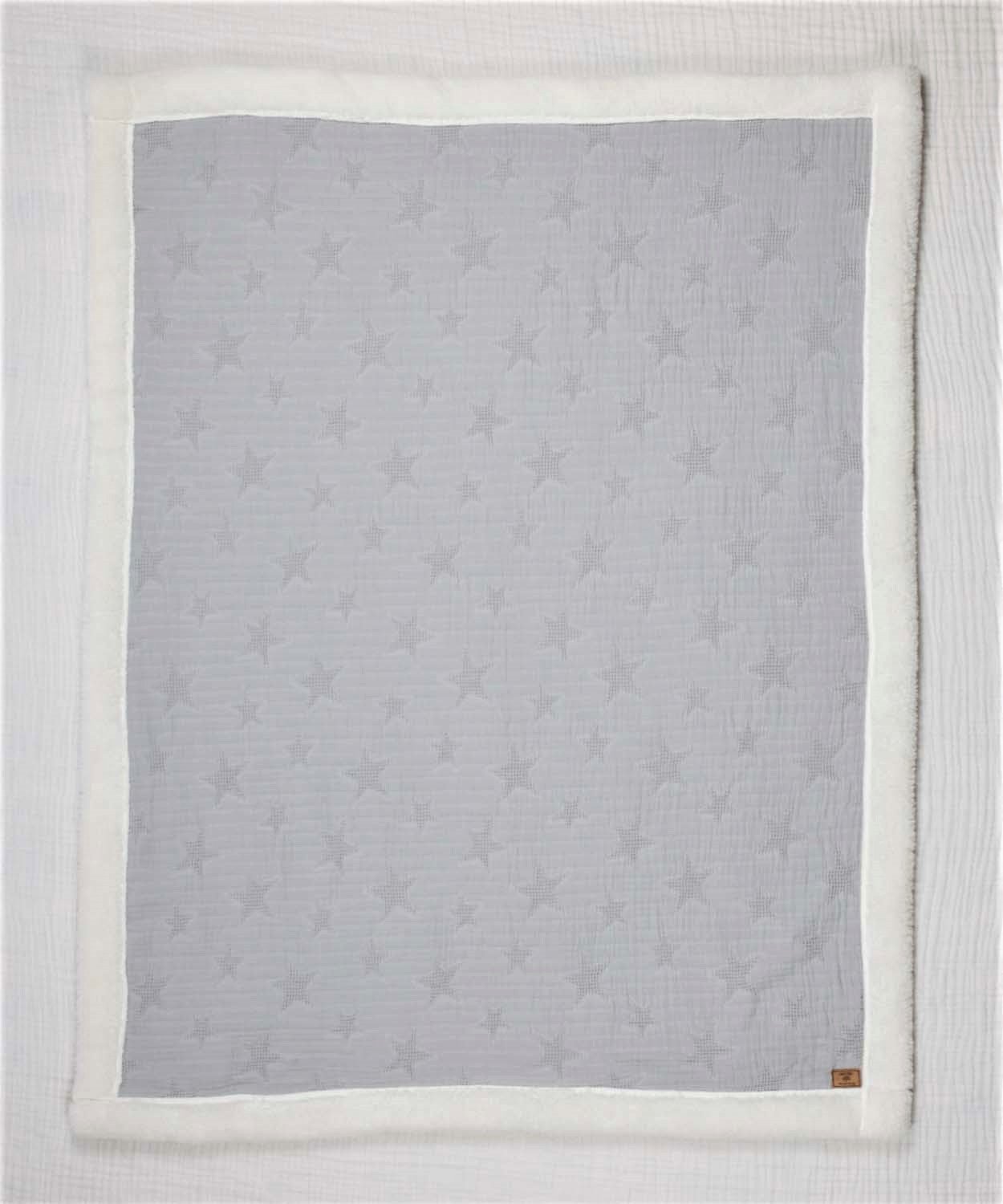 100272-24CigitJakar Desen Pelüş Battaniye 80x100 cm Gri