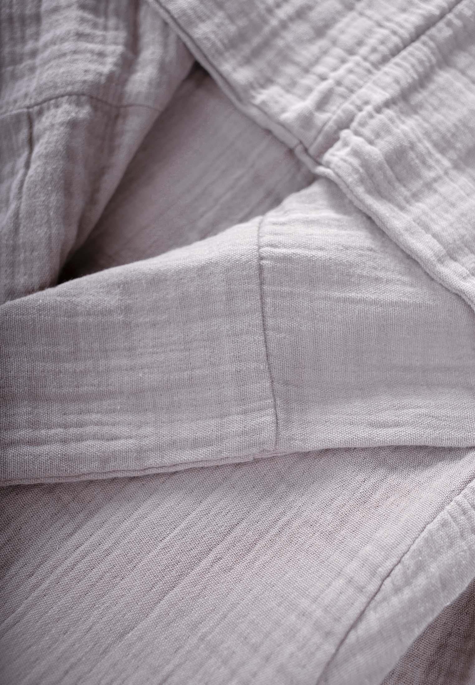 CigitÇift Kat Müslin Çocuk Bornoz 1-9 Yaş GRİ