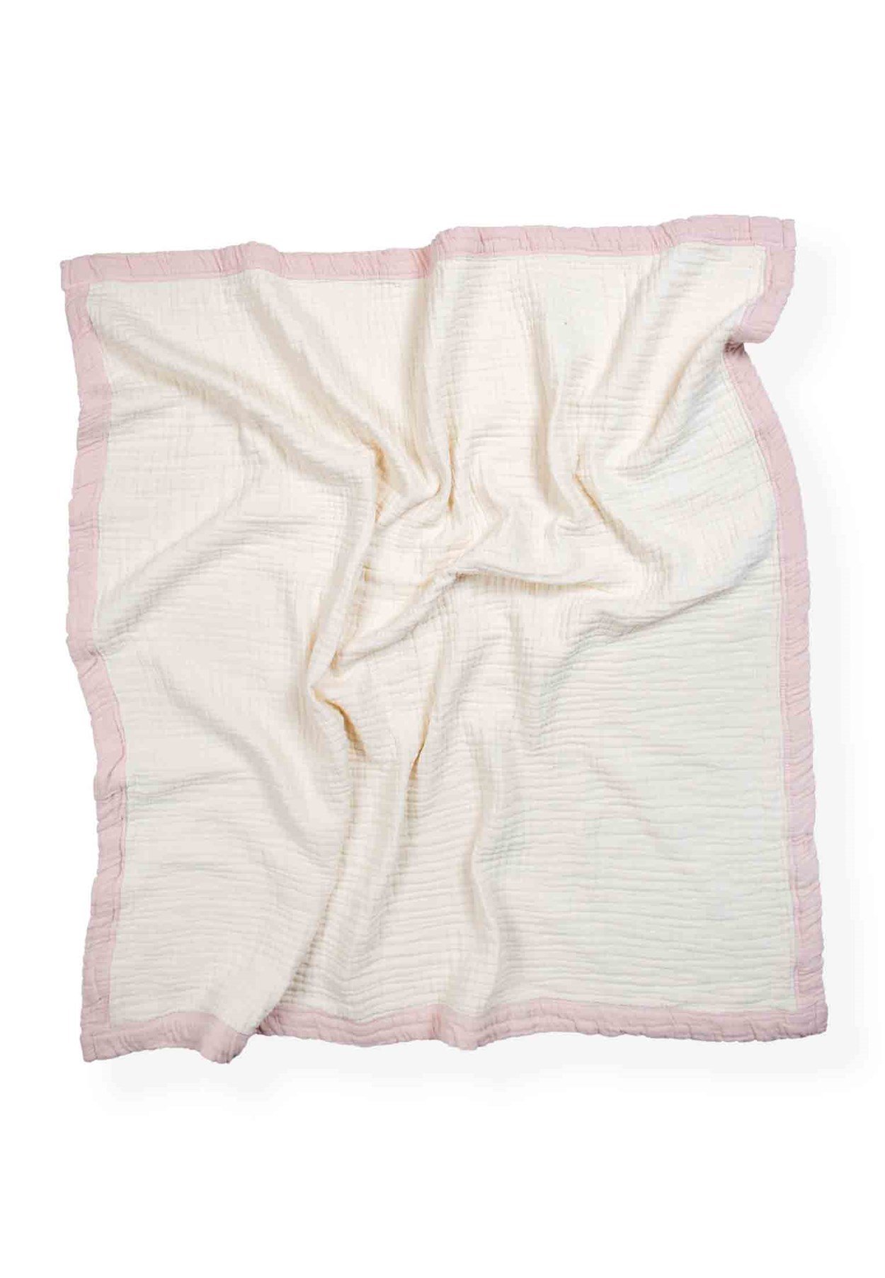 100308 - 5150CigitKalın Biyeli Çift Kat Ham Battaniye 85X90 HAM PUDRA 