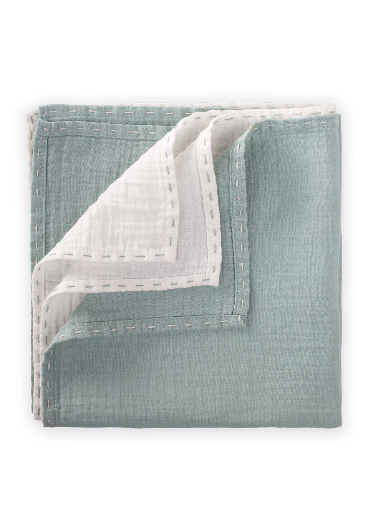 CigitEl İşi 50x50 cm Müslin Set EKRU/MİNT