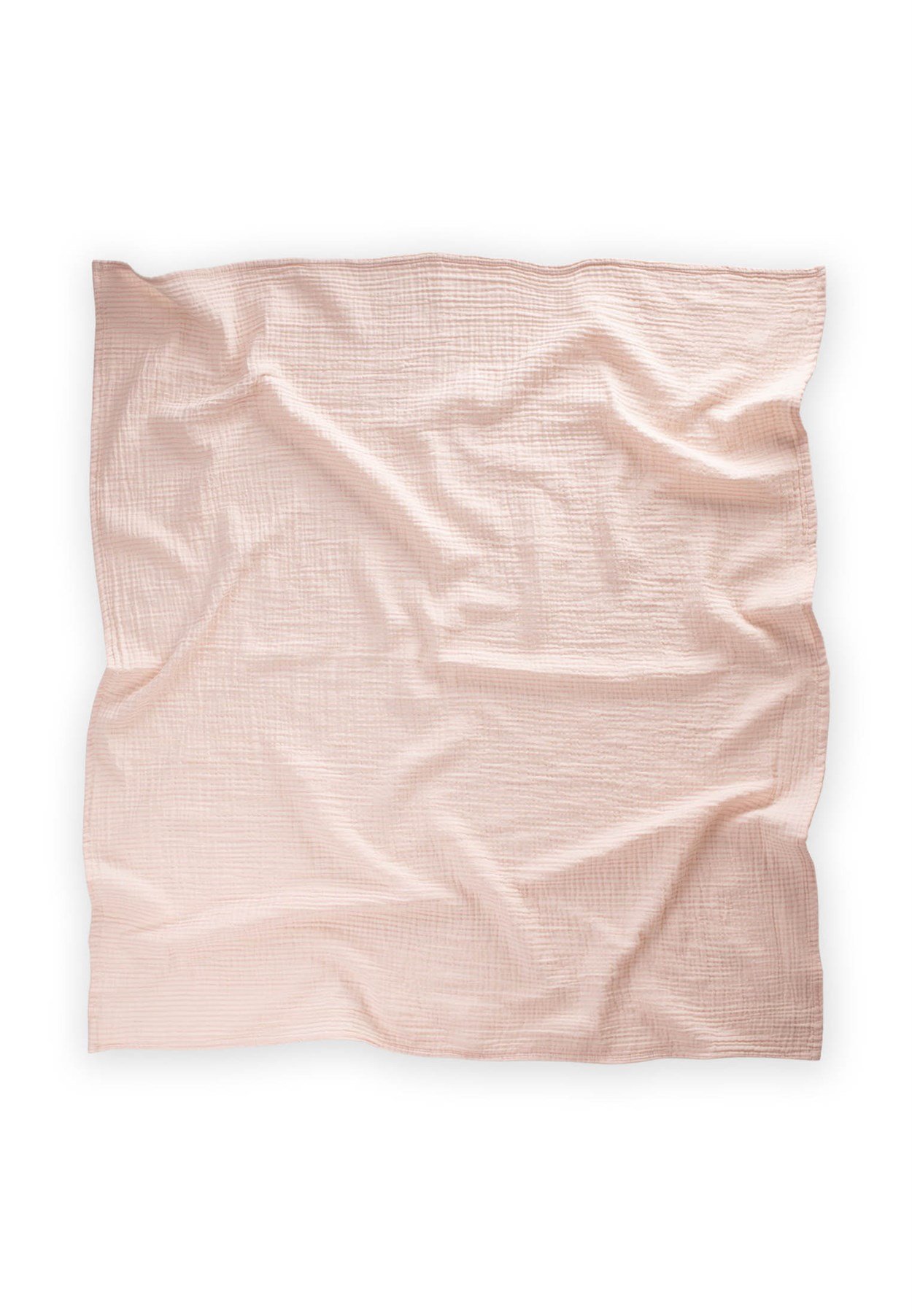 CigitNaturel Battaniye 90X100Cm PUDRA İNCE ÇİZGİLİ