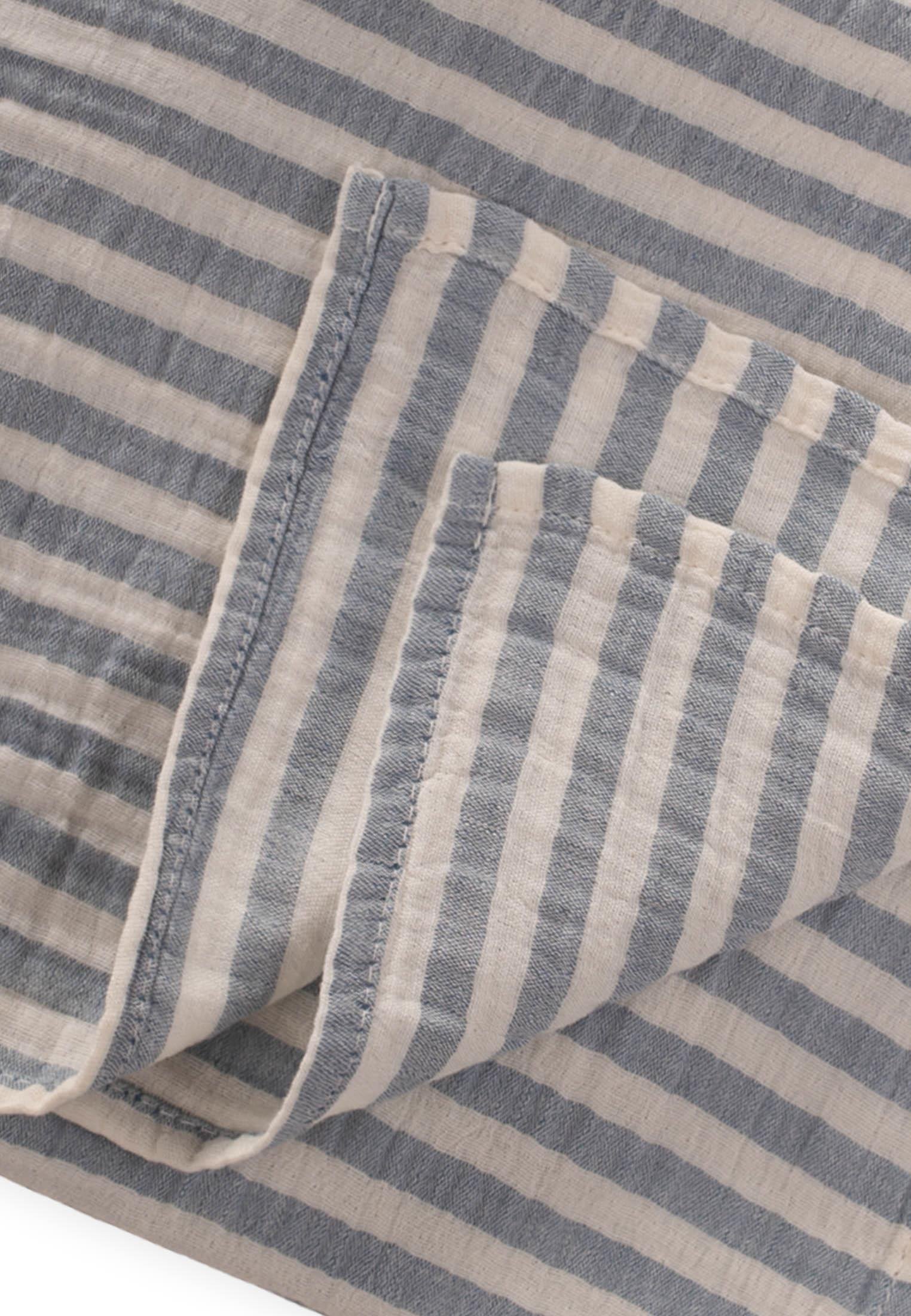 CigitNaturel Battaniye 90X100Cm MAVİ KLN ÇİZG