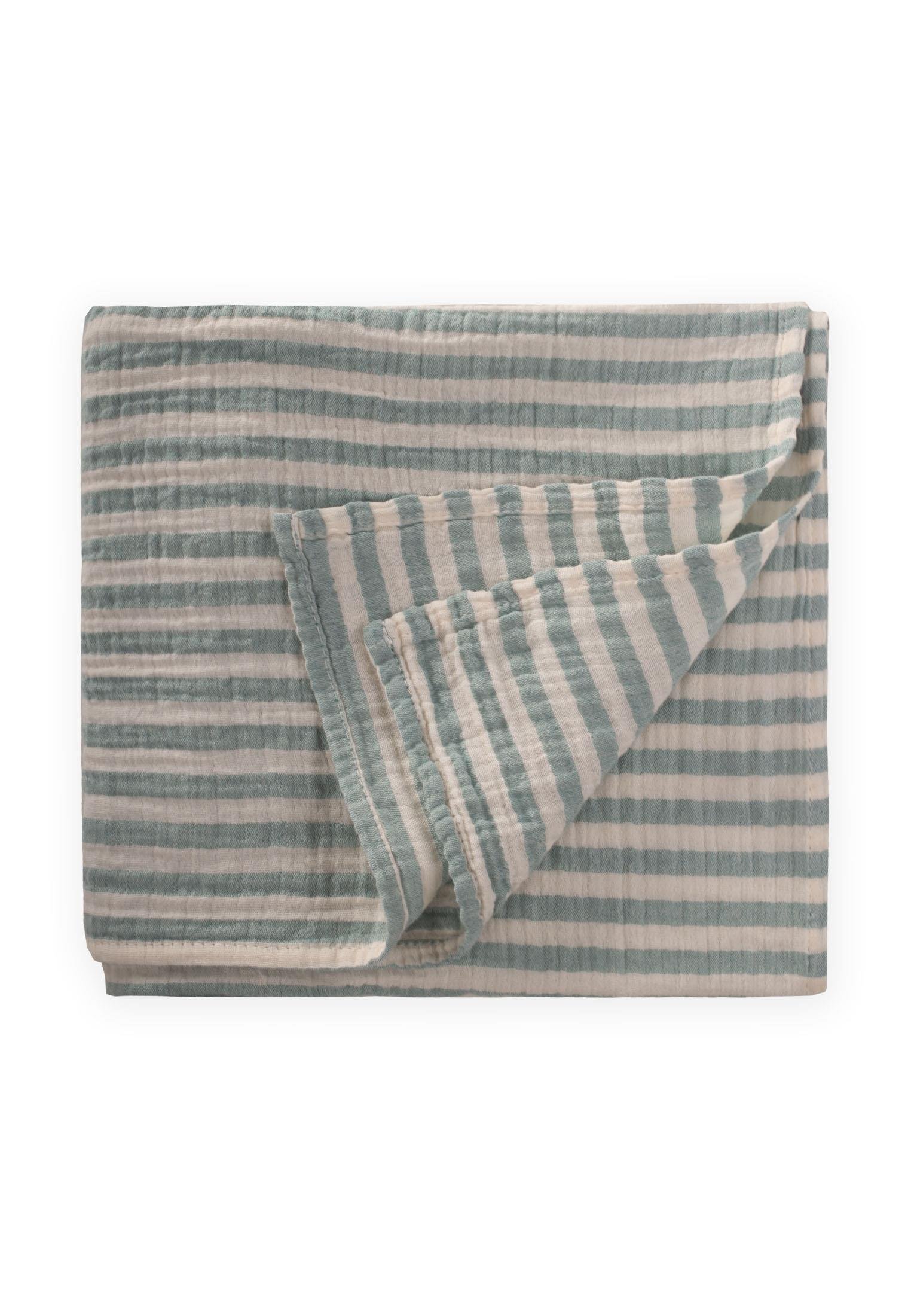 CigitNaturel Battaniye 90X100Cm AQUA KLN ÇİZGİ