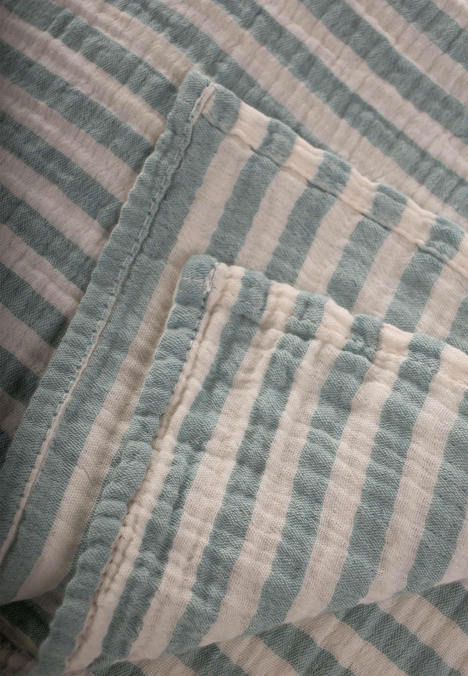 CigitNaturel Battaniye 90X100Cm AQUA KLN ÇİZGİ