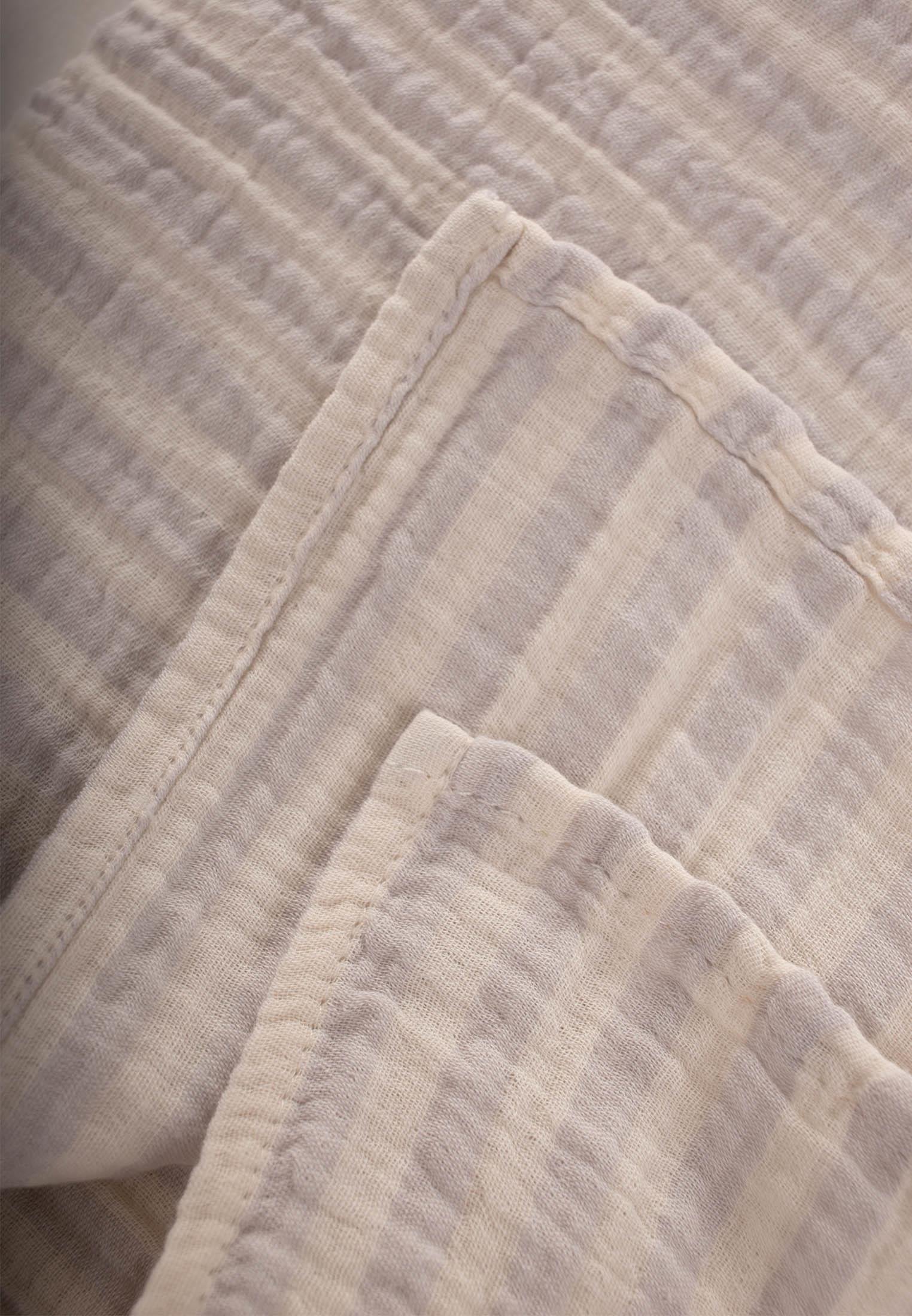 CigitNaturel Battaniye 90X100Cm A LİLA KLN ÇİZGİ