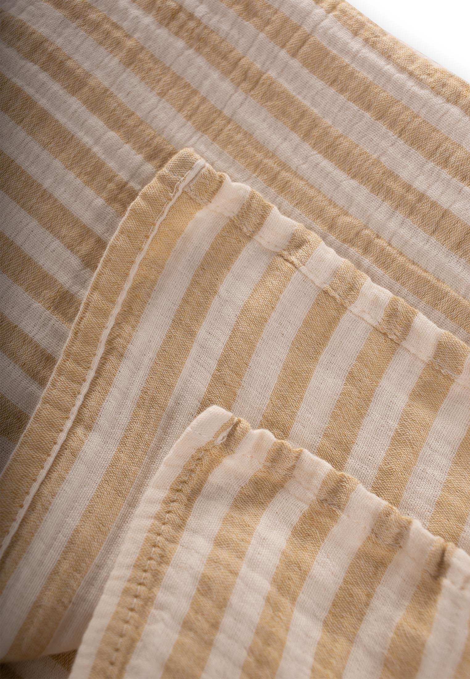 CigitNaturel Battaniye 90X100Cm S KAHVE KLN ÇİZGİ