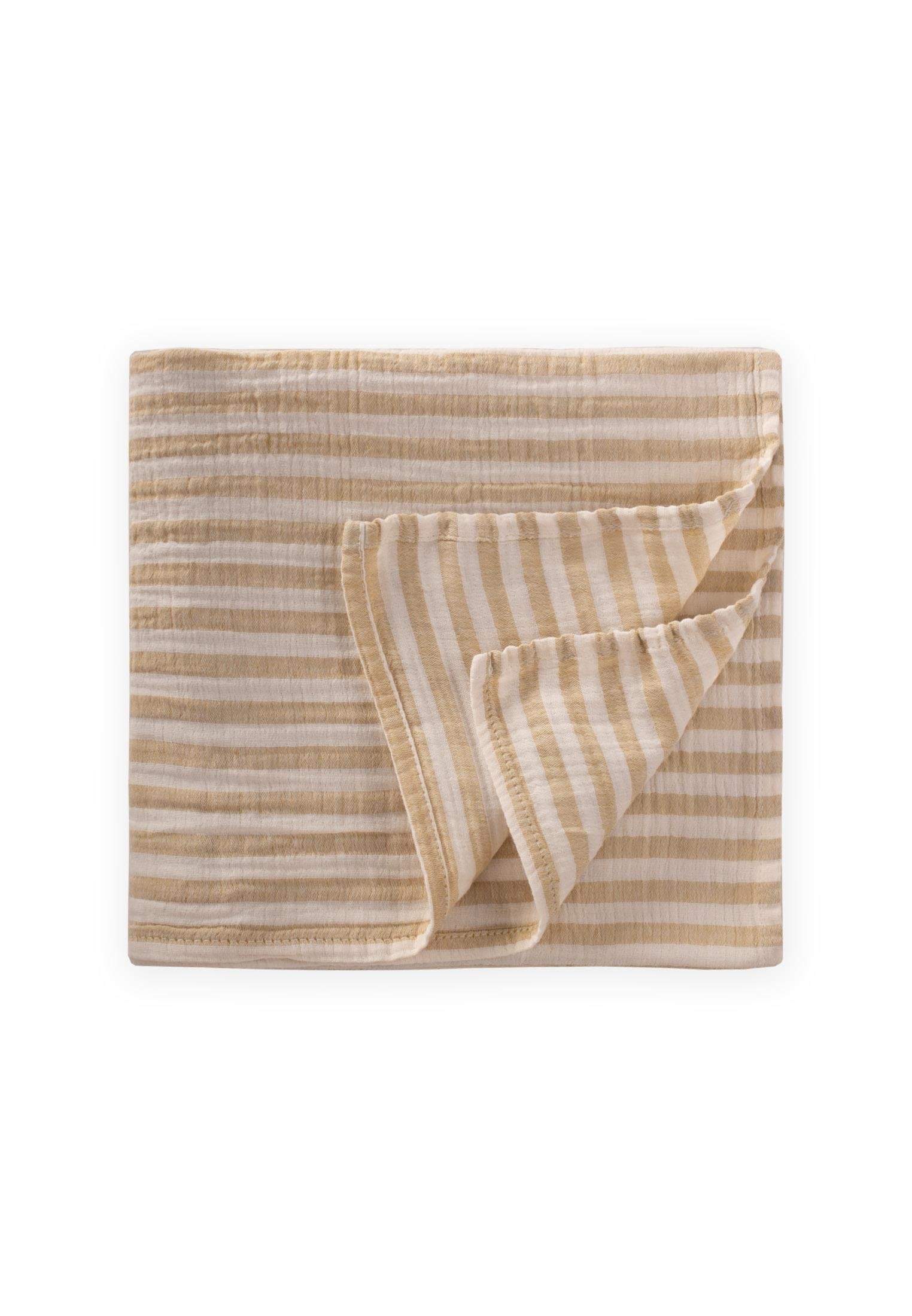 CigitNaturel Battaniye 90X100Cm S KAHVE KLN ÇİZGİ