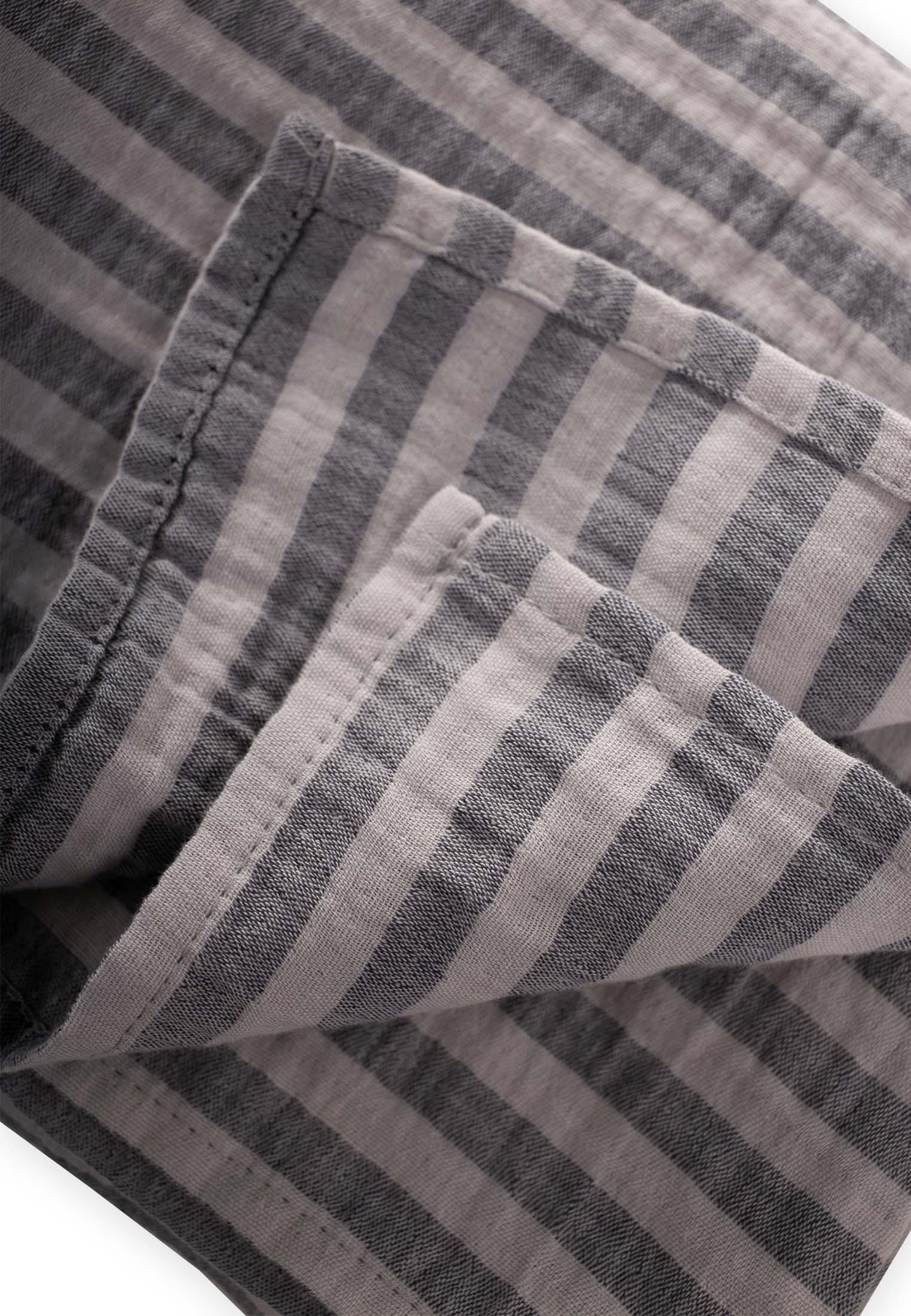 CigitNaturel Battaniye 90X100Cm GRİ KLN ÇİZGİ