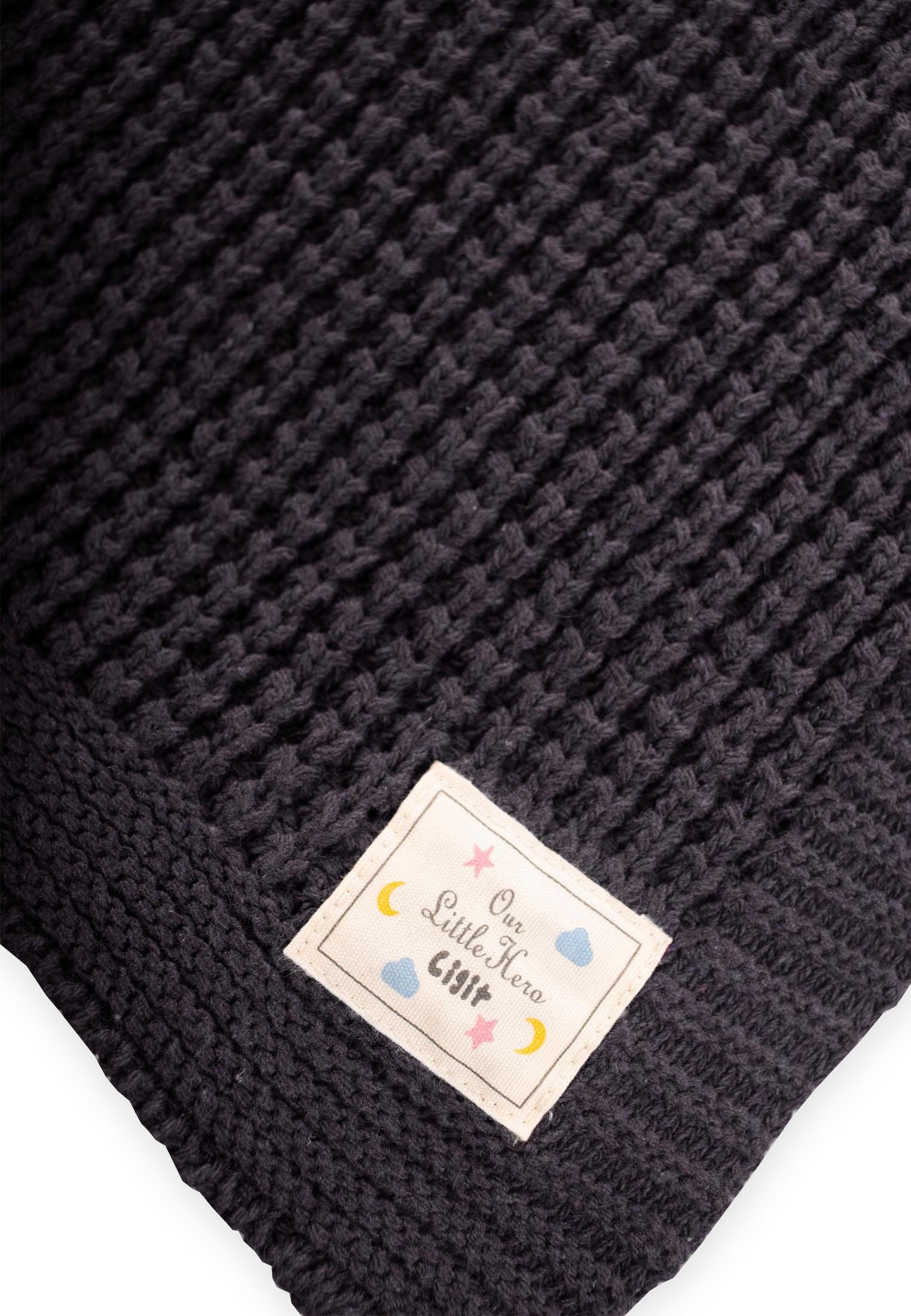 CigitSelanik Triko Battaniye 80X100 (+/-5 Cm ) ANTRASİT