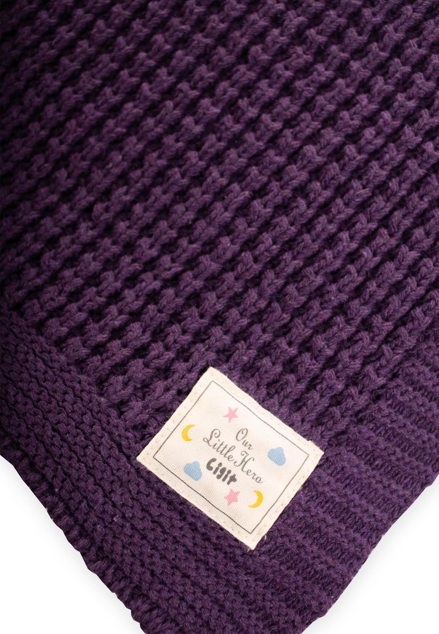 CigitSelanik Triko Battaniye 80X100 (+/-5 Cm ) MOR