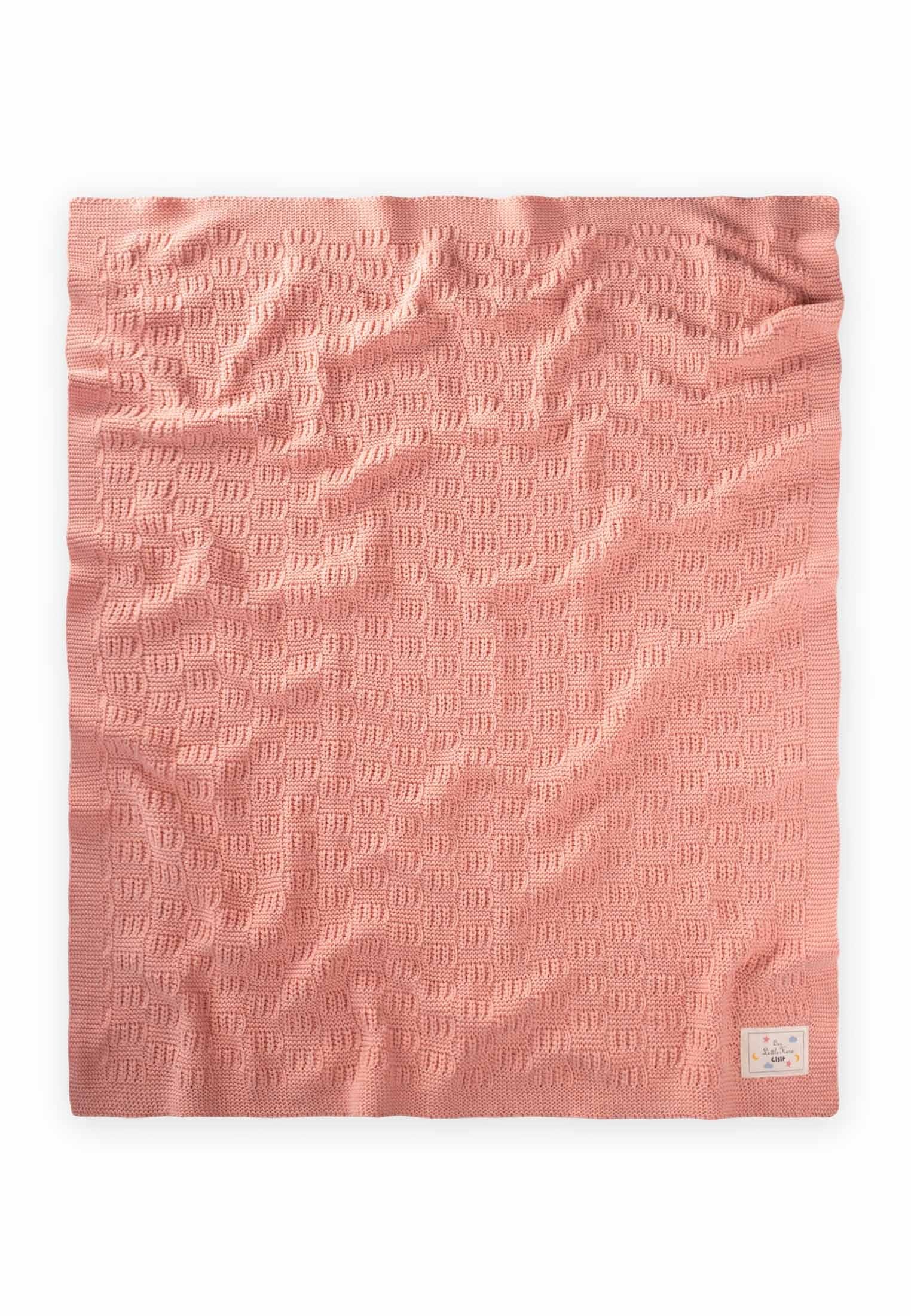 CigitPerge Desen Triko Battaniye 80X100Cm (+/-5Cm ) SOMON