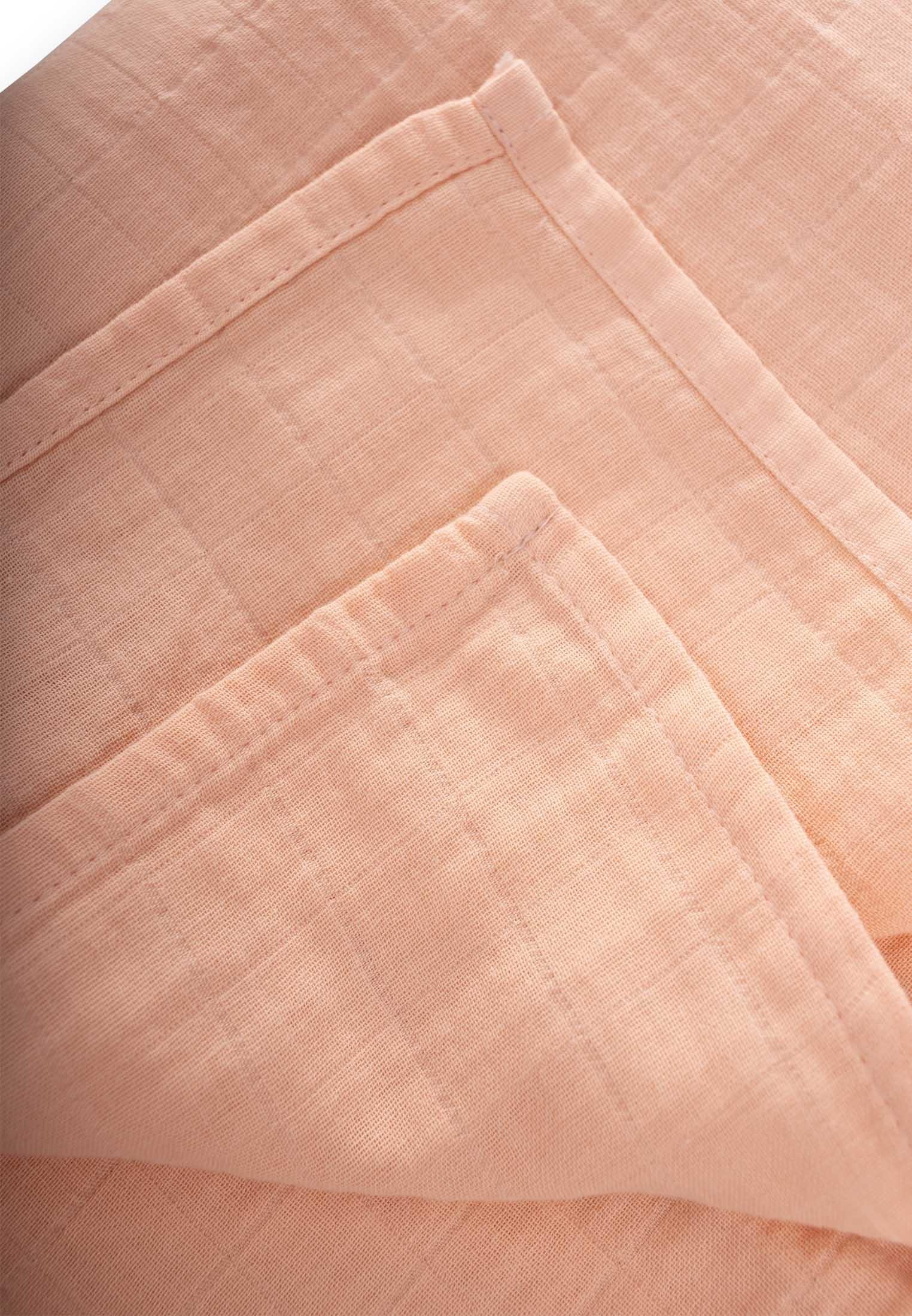 CigitKareli Müslin Battaniye 100X100 Cm PUDRA PEMBE