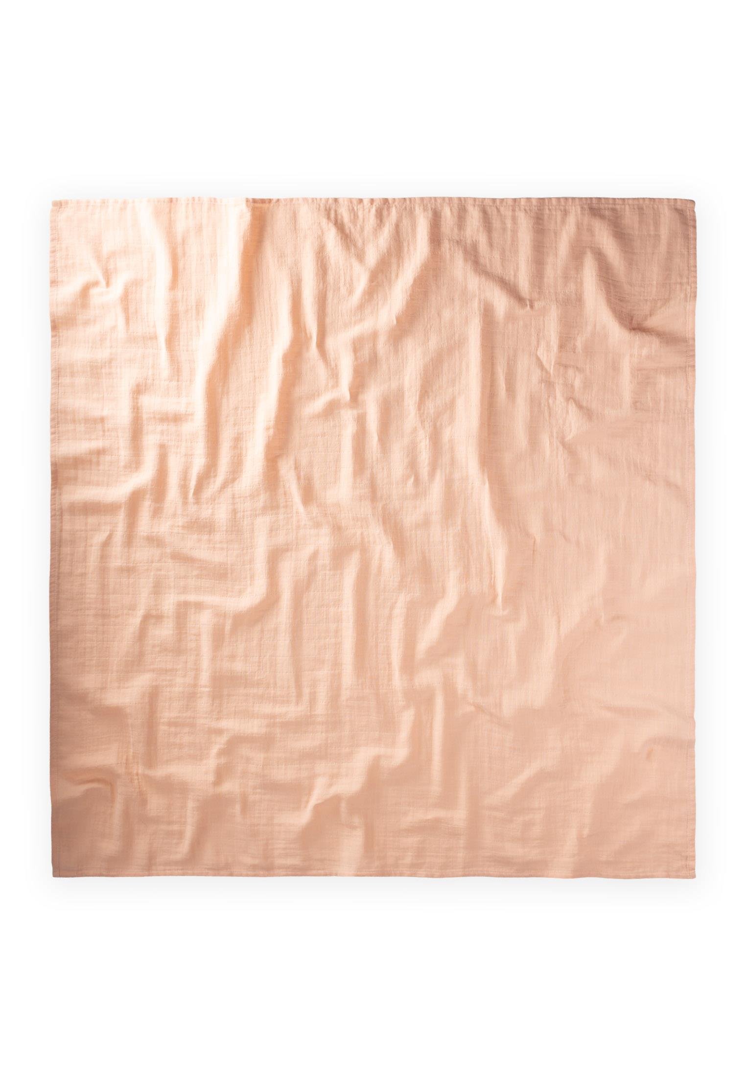 CigitKareli Müslin Battaniye 100X100 Cm PUDRA PEMBE