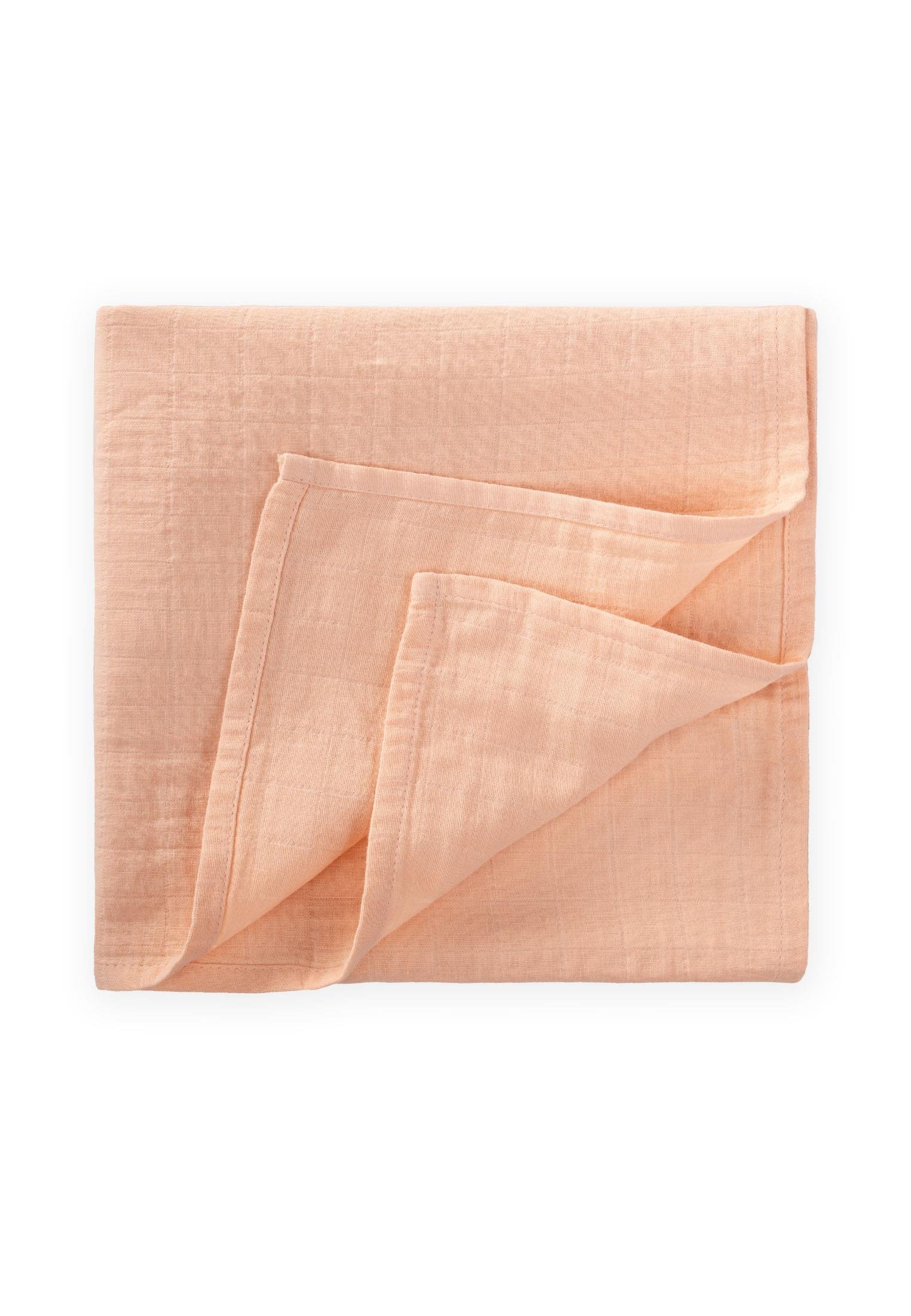 CigitKareli Müslin Battaniye 100X100 Cm PUDRA PEMBE