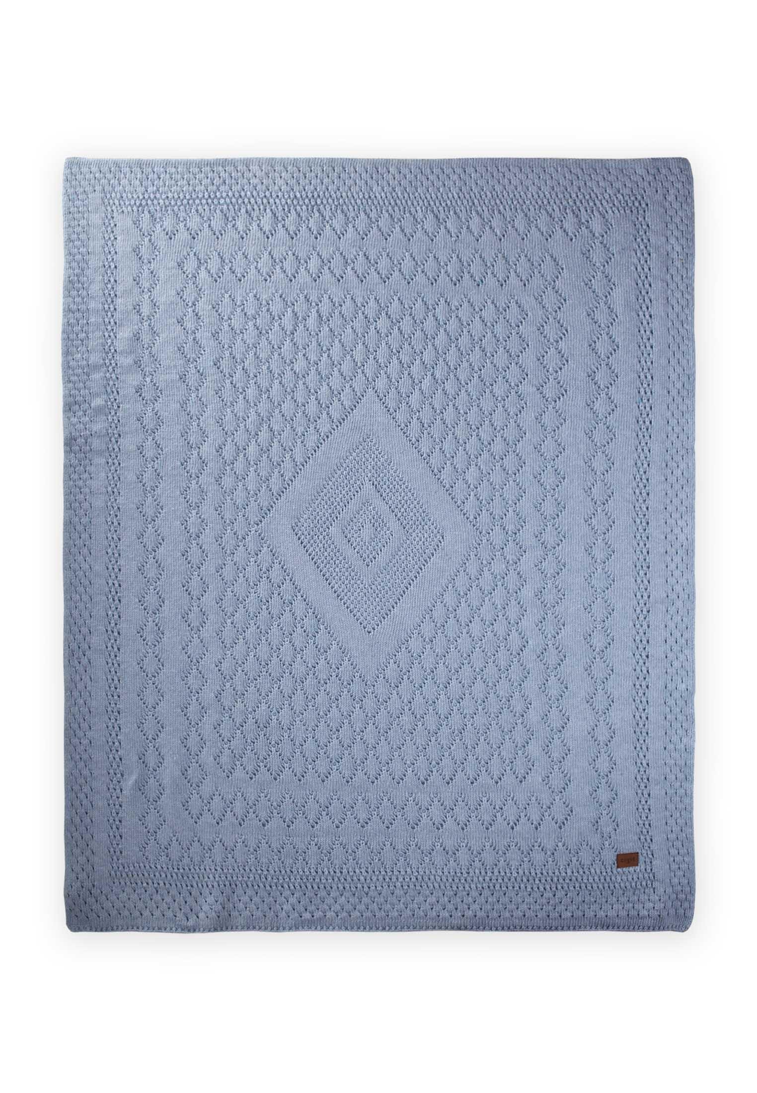 CigitFloransa Model Kutulu Battaniye 80X100 Cm A MAVİ