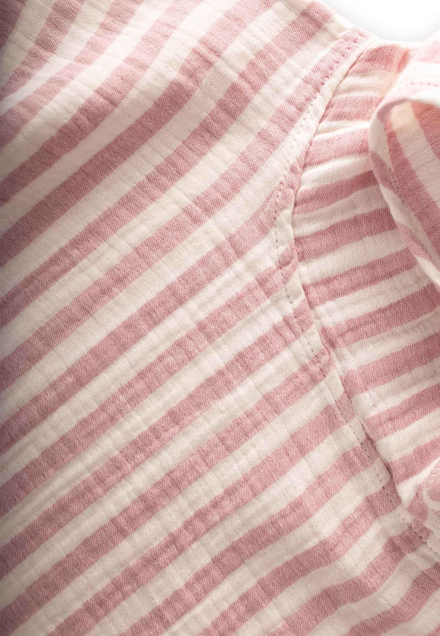 CigitMüslin Panço Standart PEMBE ÇİZGİLİ