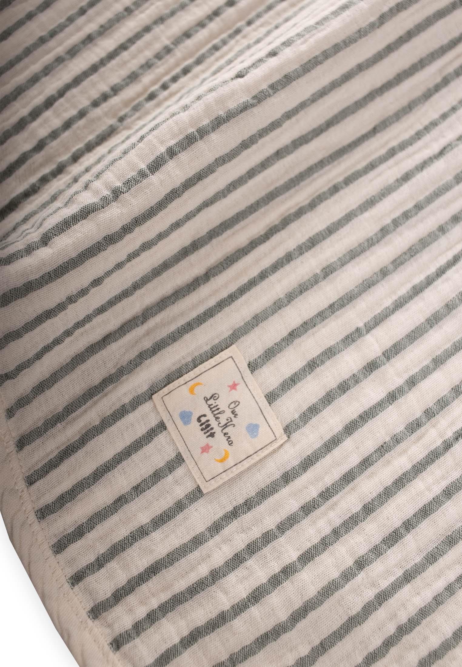 CigitMüslin Panço Standart YEŞİL ÇİZGİLİ