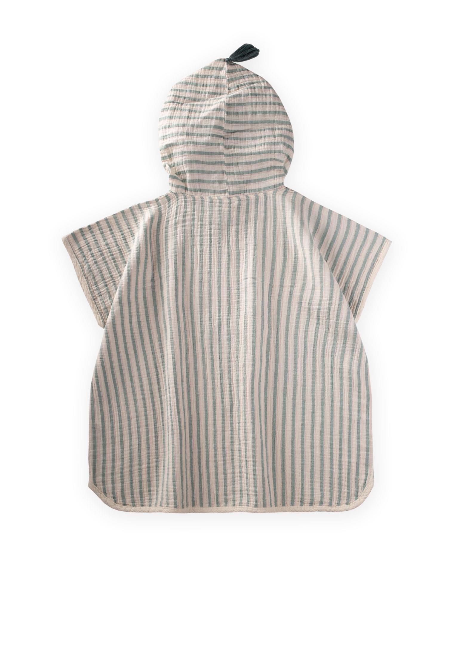 CigitMüslin Panço Standart YEŞİL PUDRA ÇİZGİLİ