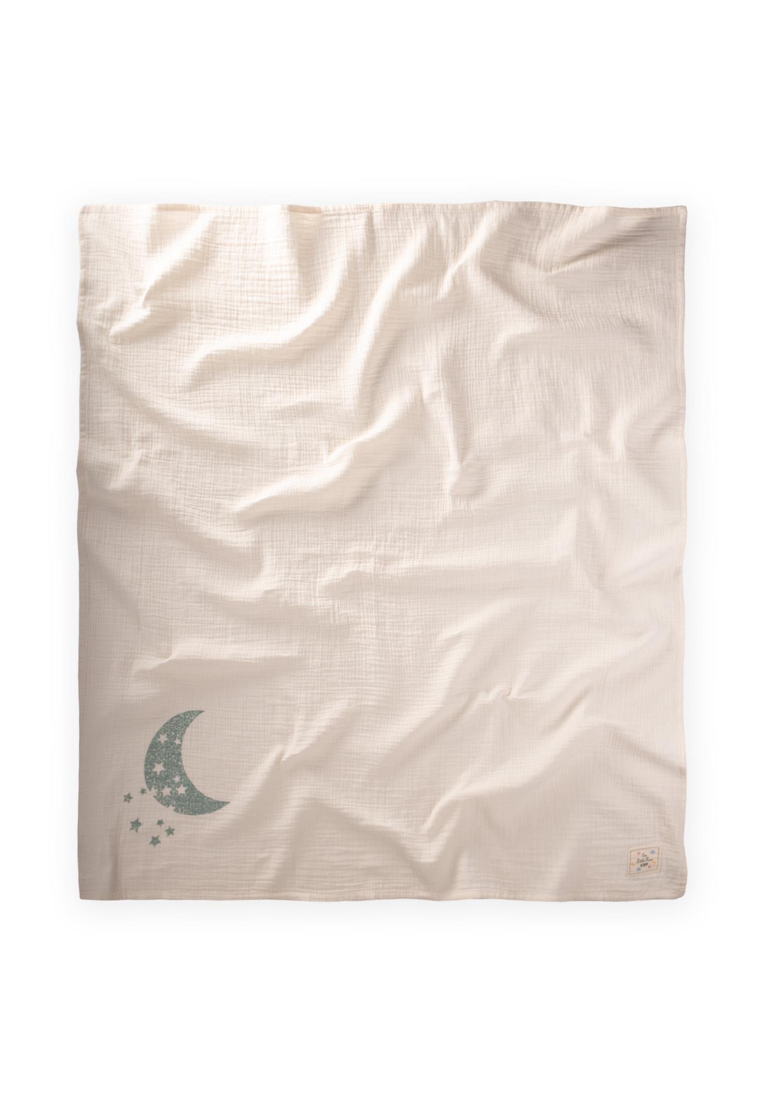 CigitAy Baskılı Naturel Battaniye 90X100 Cm MİNT BASKILI