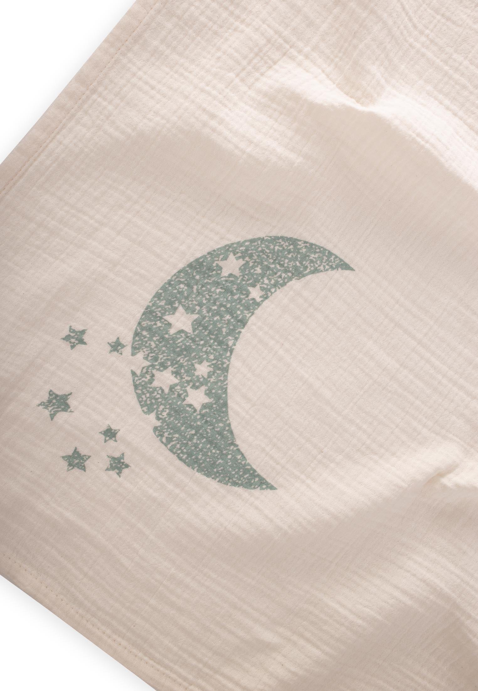 CigitAy Baskılı Naturel Battaniye 90X100 Cm MİNT BASKILI