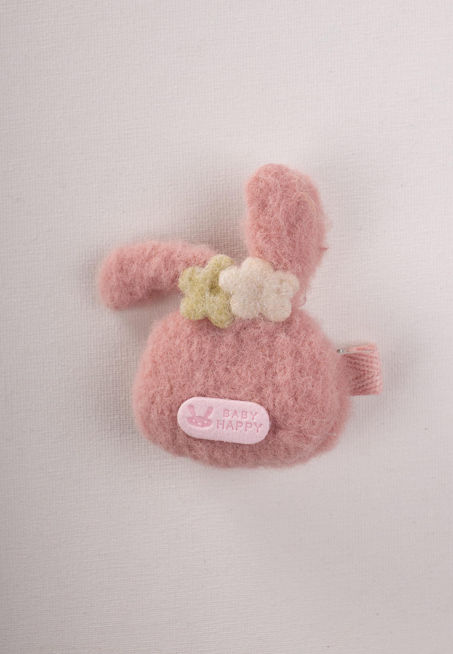 CigitBaby Happy Tavşan Kulak Toka GÜL KURUSU