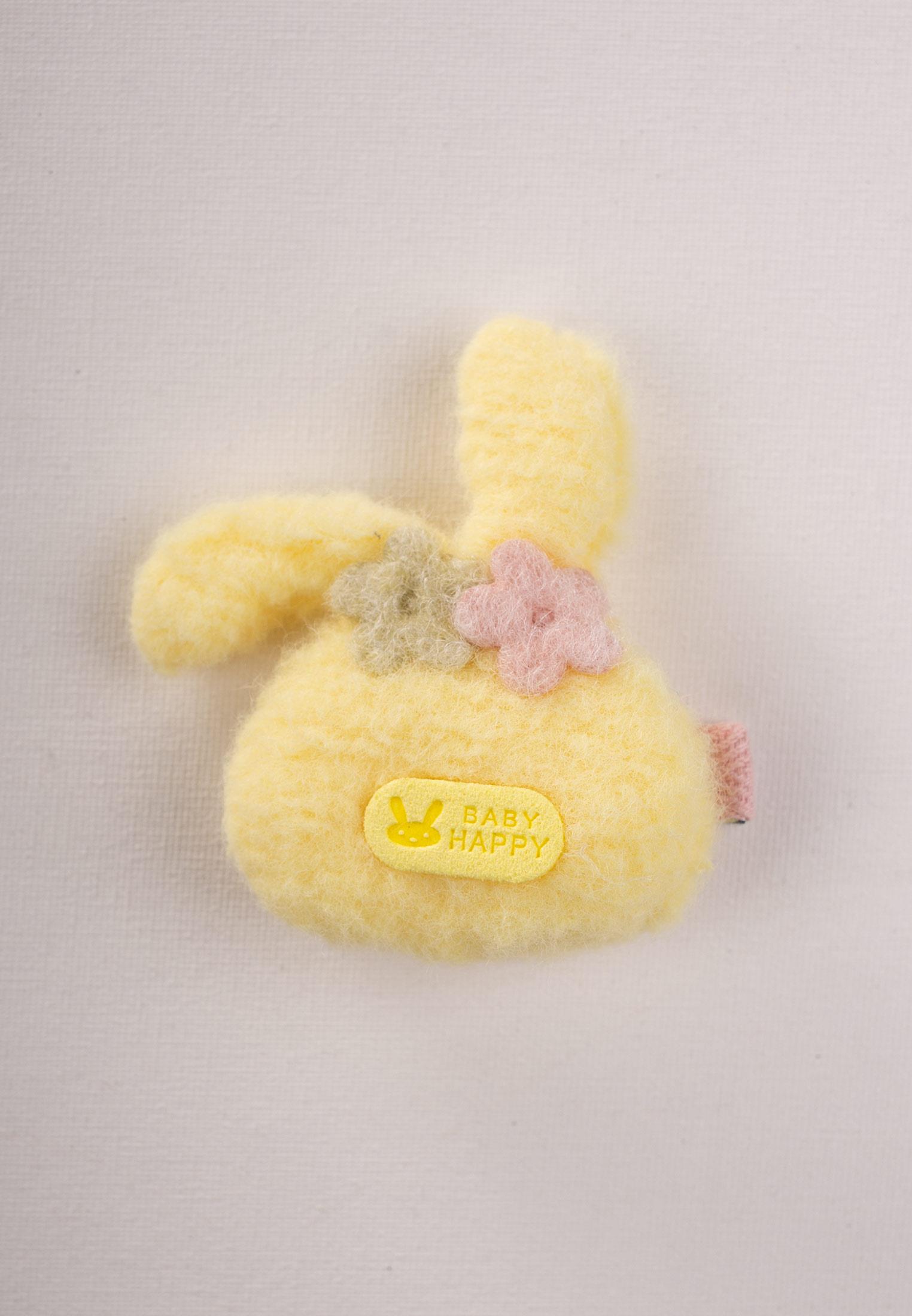 CigitBaby Happy Tavşan Kulak Toka SARI