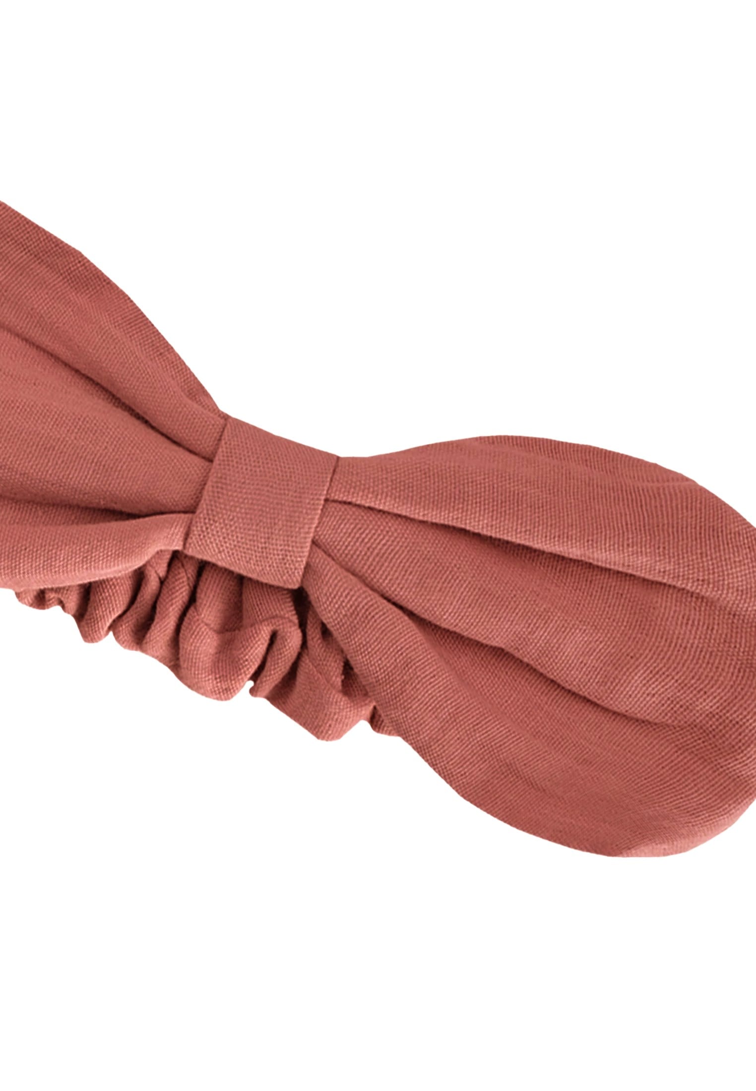 CigitMüslin Lastikli Fiyok Bandana KİREMİT