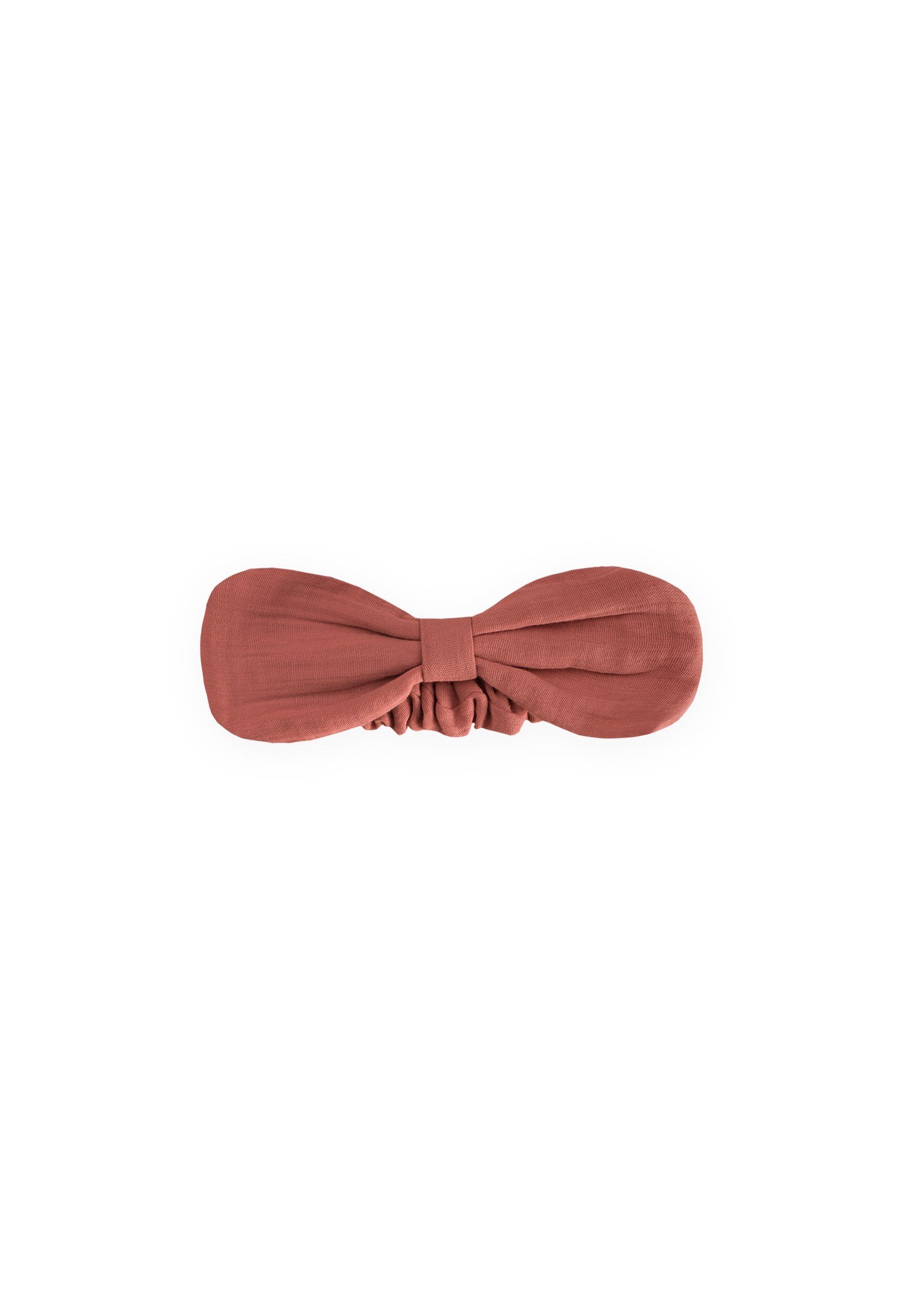 CigitMüslin Lastikli Fiyok Bandana KİREMİT