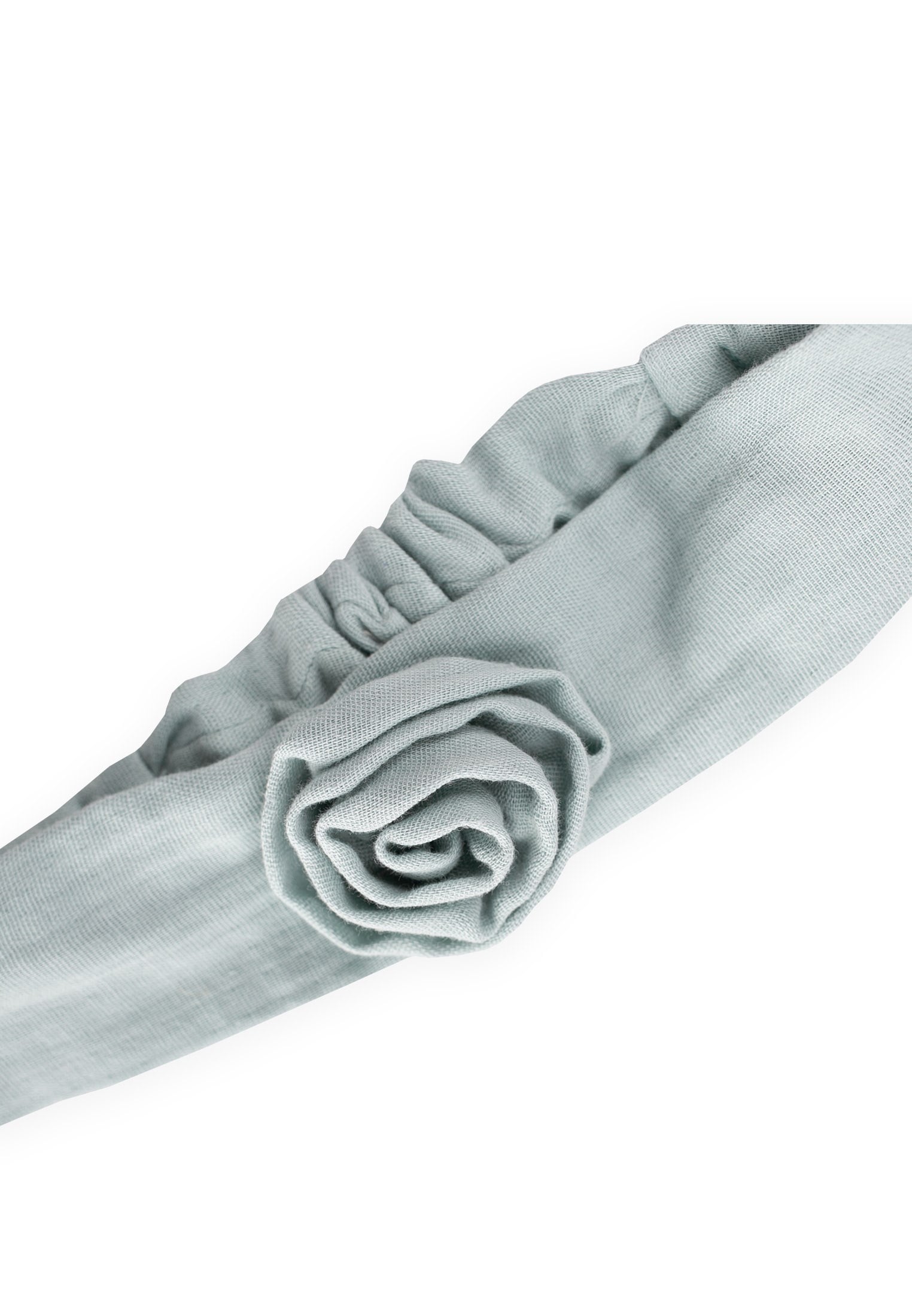 CigitMüslin Gül Figürlü Lastik Bandana ÇAĞLA YEŞİLİ