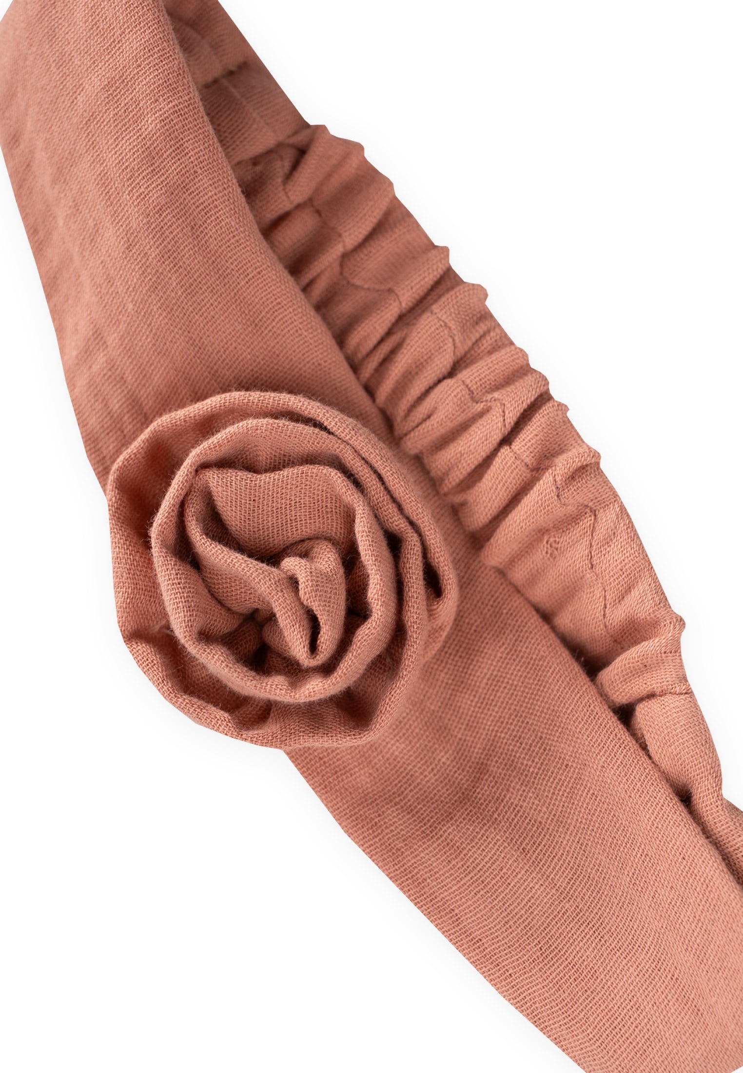CigitMüslin Gül Figürlü Lastik Bandana YAVRU AĞZI