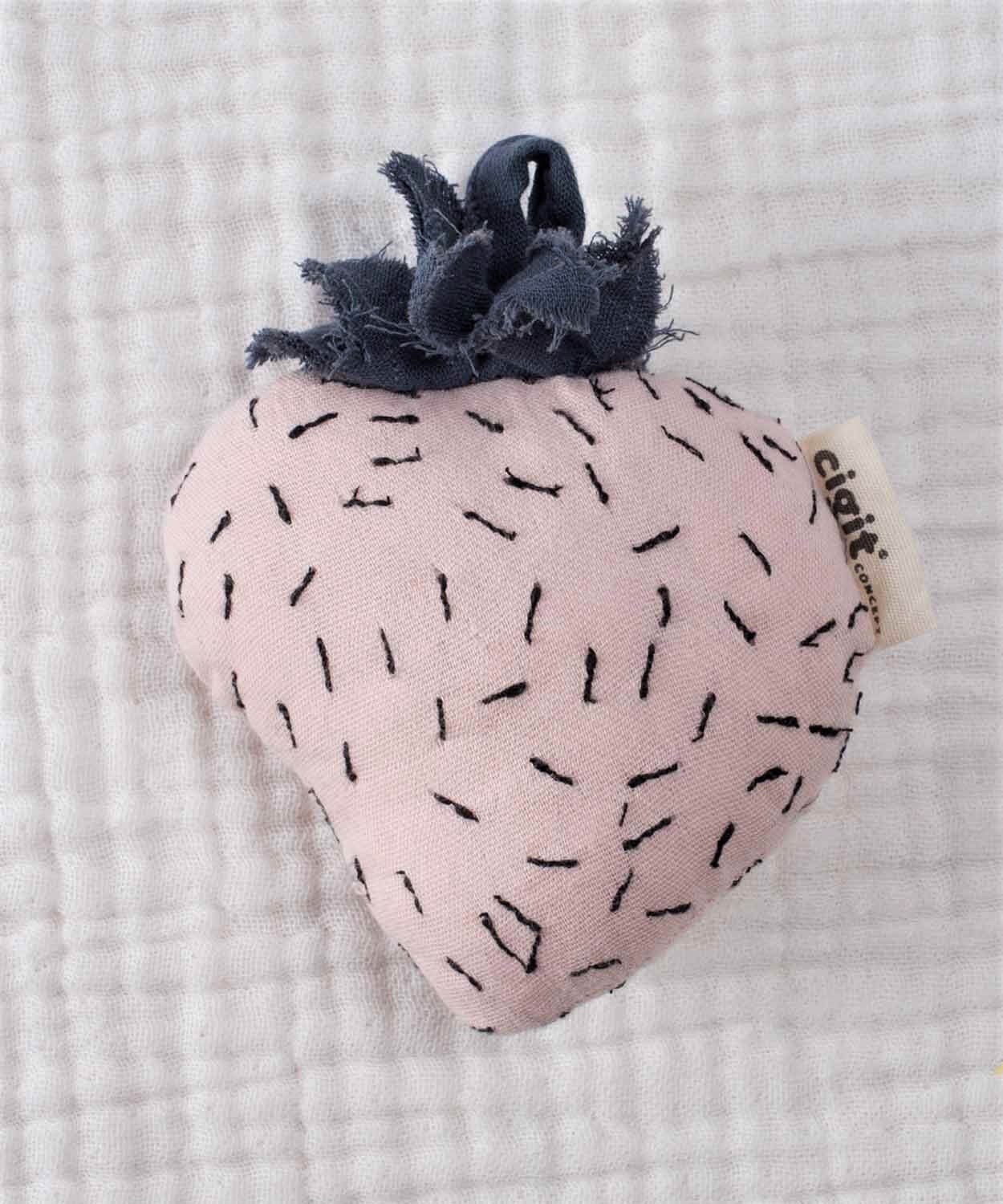 17175-185CigitÇilek Bez Oyuncak 10x8 cm Pudra