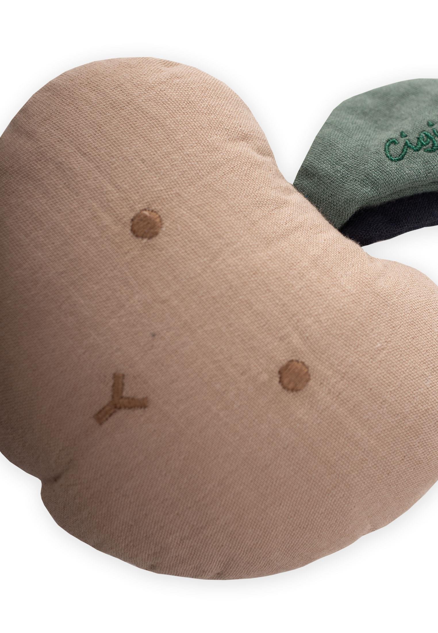 CigitMüslin Çıngıraklı Elma Oyuncak VİZON