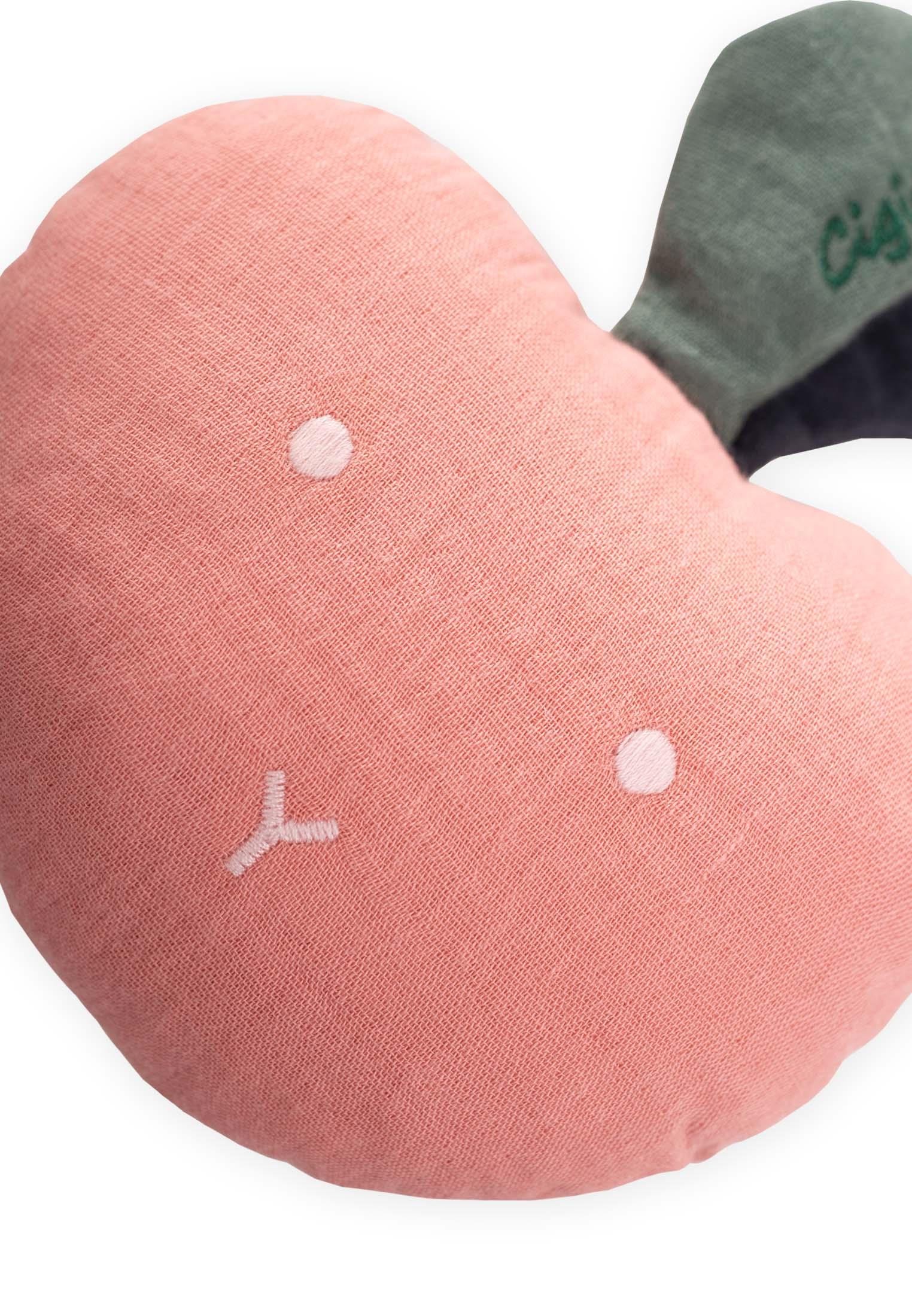 CigitMüslin Çıngıraklı Elma Oyuncak YAVRU AĞZI